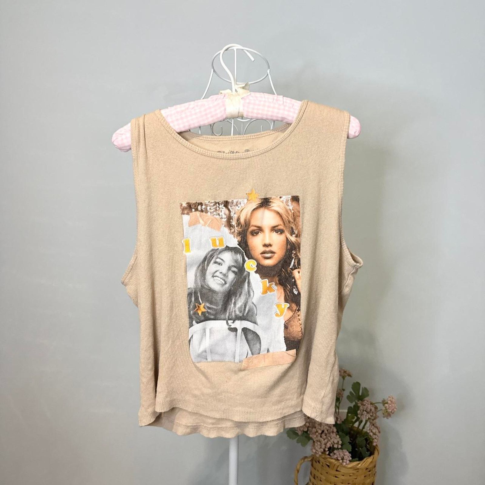Other Vintage y2k rare Brittney Spears ‘lucky’ cute tank Size XL / US 12-14 / IT 48-50 - 5 Thumbnail
