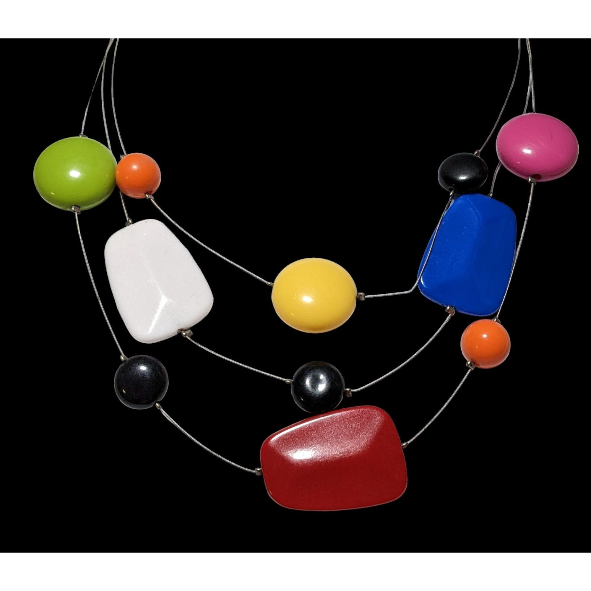 Other Rainbow Gemmed Floating Necklace Size ONE SIZE - 3 Thumbnail
