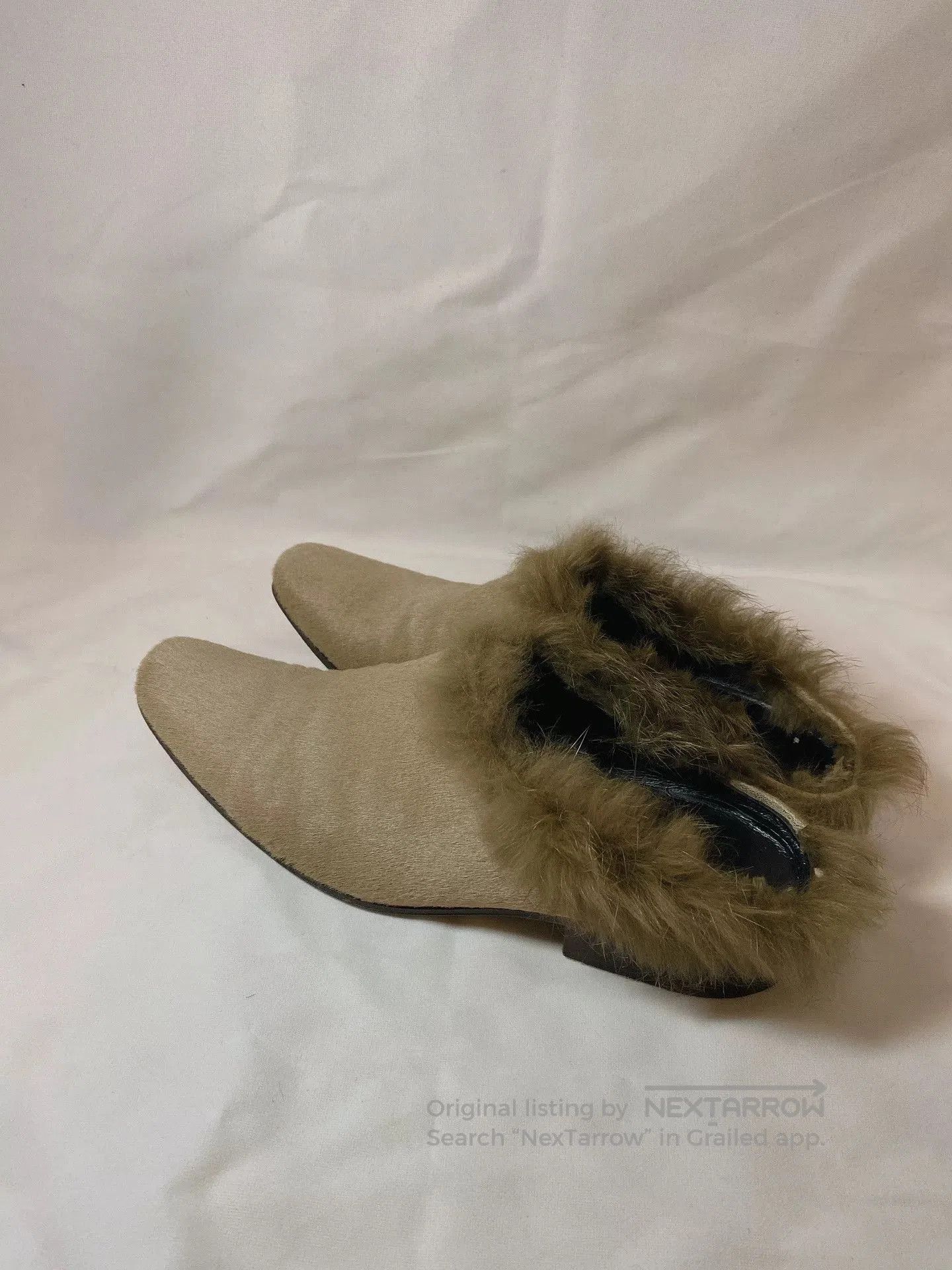 Yohji Yamamoto Yohji Yamamoto Furry Slippers. Size US 7 / IT 37 - 1 Thumbnail