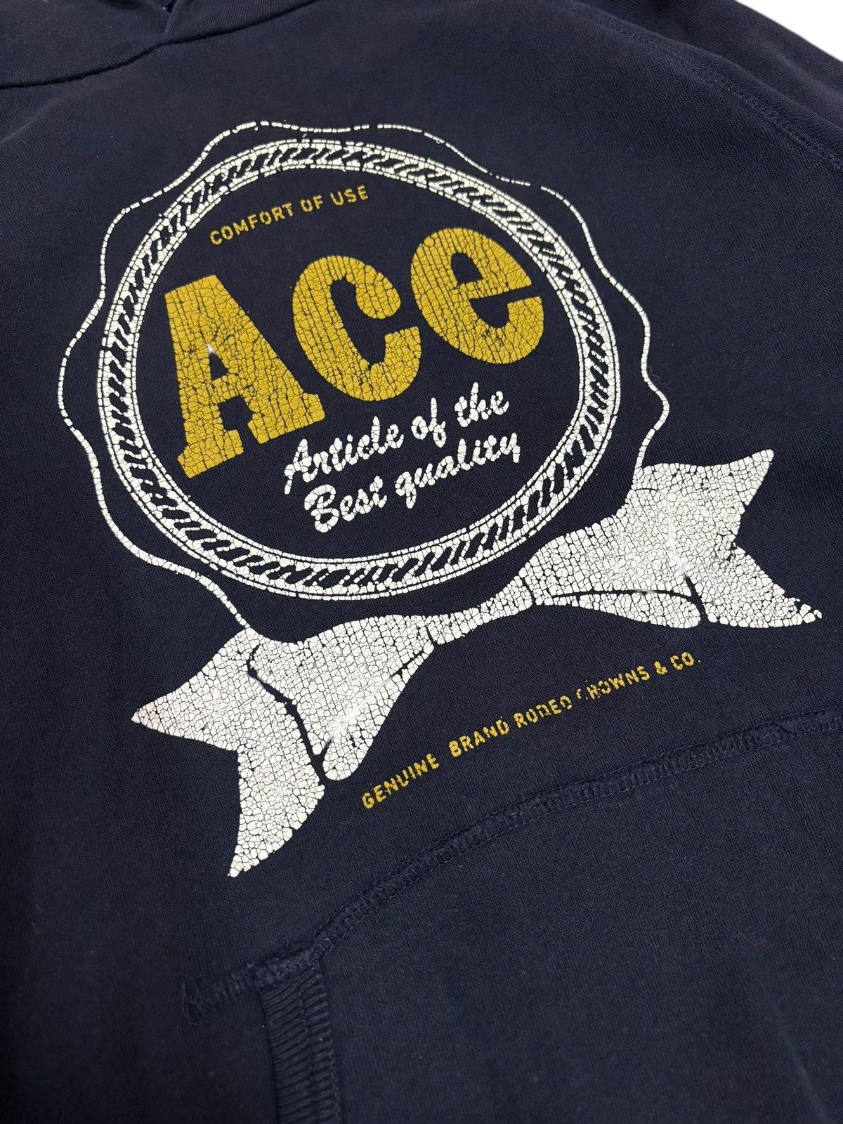 Japanese Brand × Vintage Vintage ACE Rodeo Crown Dress Sweatshirt Hoodie Size M / US 6-8 / IT 42-44 - 6 Thumbnail