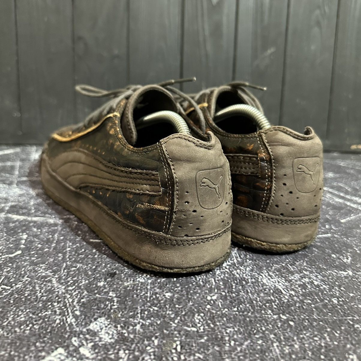Puma Vintage Puma Crocodile Patterned Leather Sneakers 10us43eu28 Size US 10 / EU 43 - 5 Thumbnail