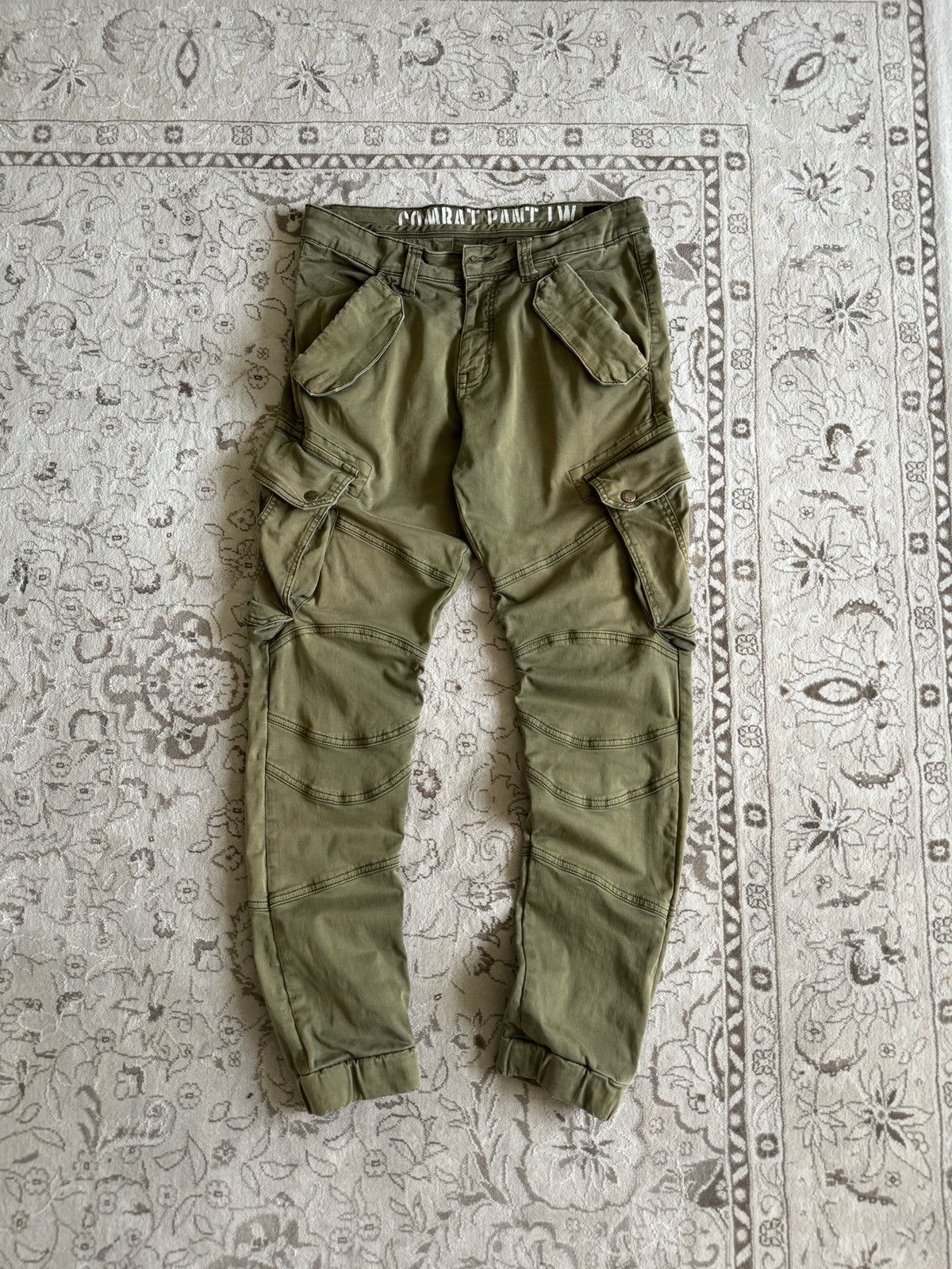 Alpha Industries × Vintage Vintage Alpha Industries Combat Cargo Pants Military Size US 32 / EU 48 - 2 Thumbnail