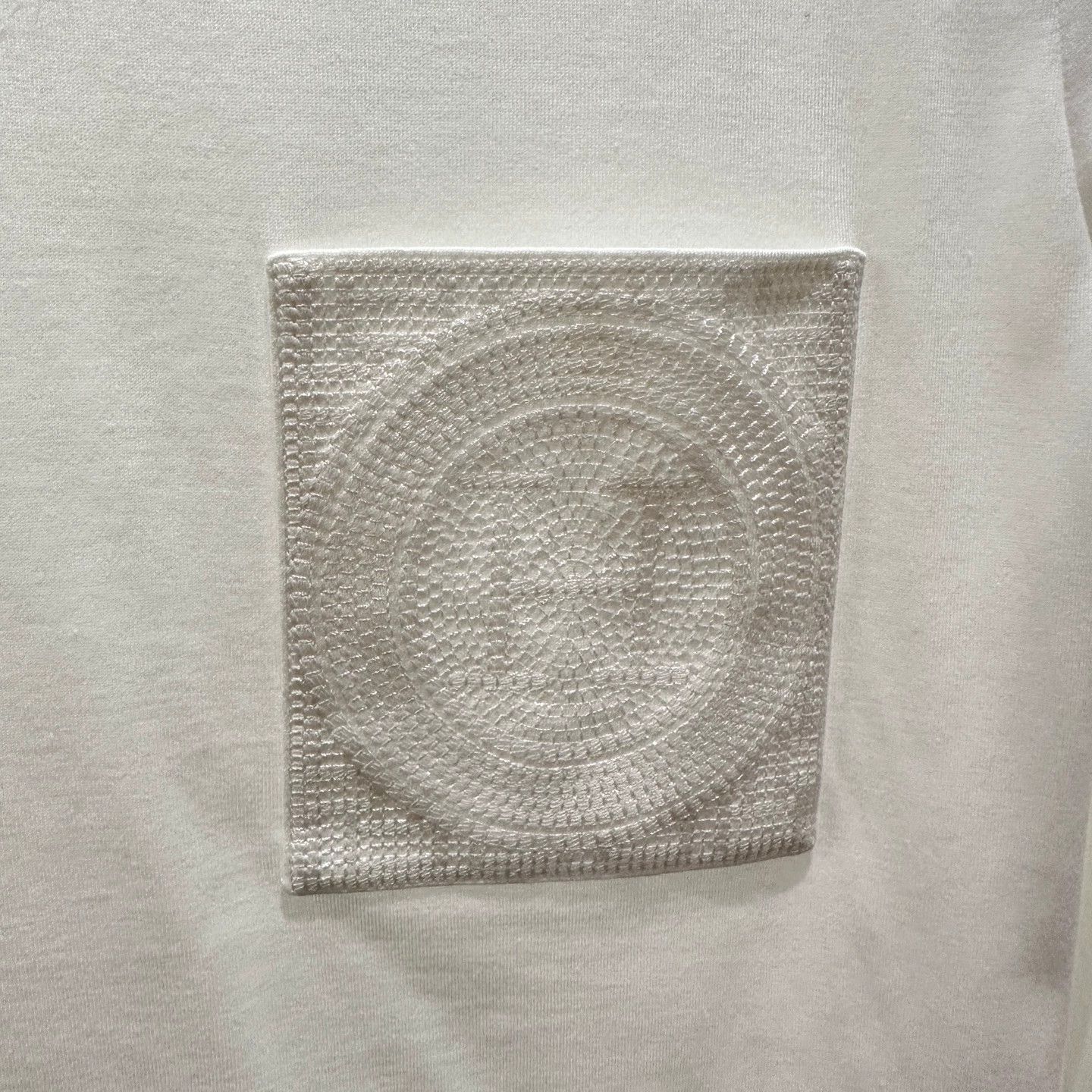 Hermes Hermes may356 H Ribbed Embroidered SS 42 Cotton Size M / US 6-8 / IT 42-44 - 6 Thumbnail