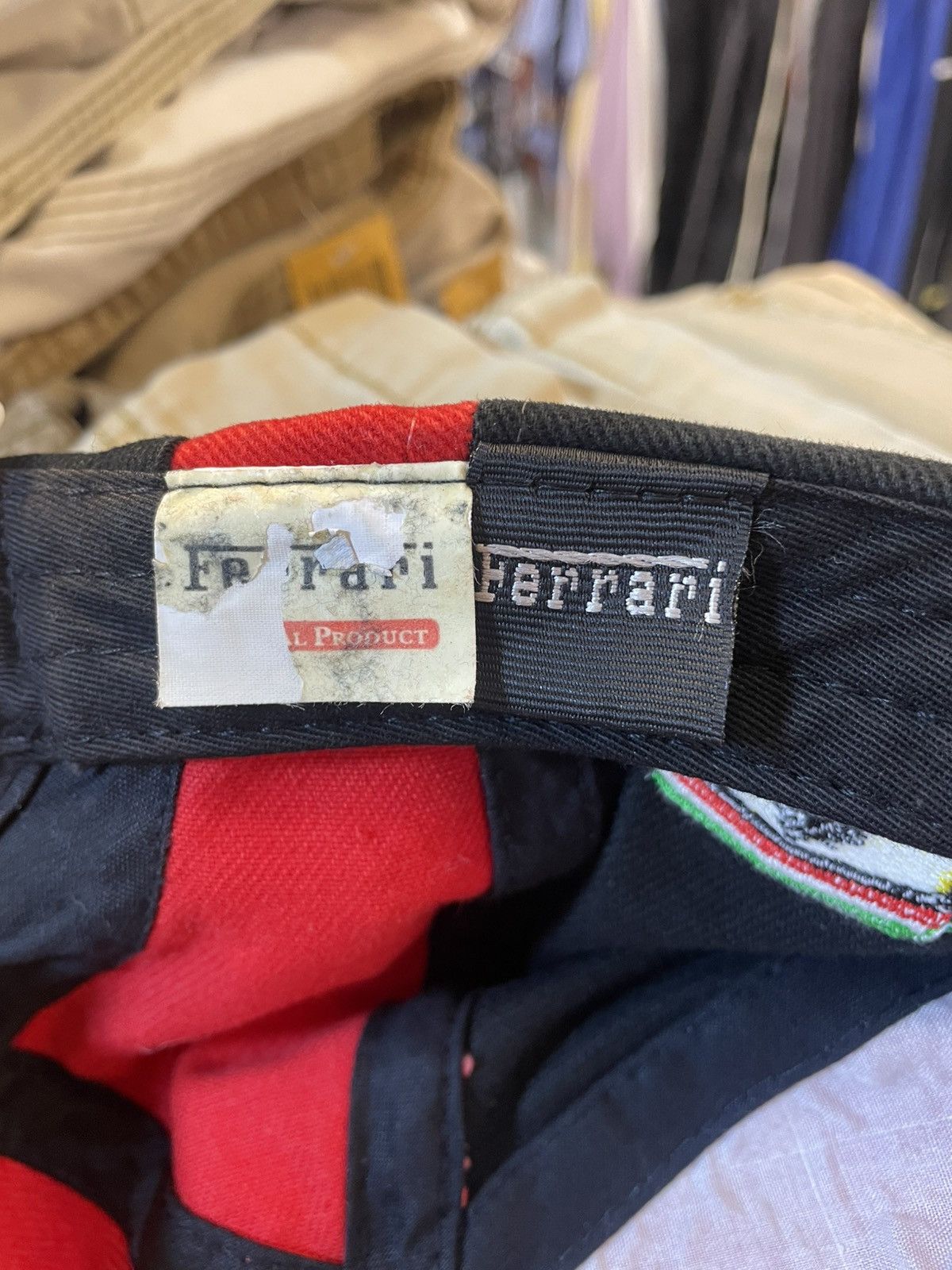 Ferrari Y2K Ferrari Racing Cap Size ONE SIZE - 8 Thumbnail
