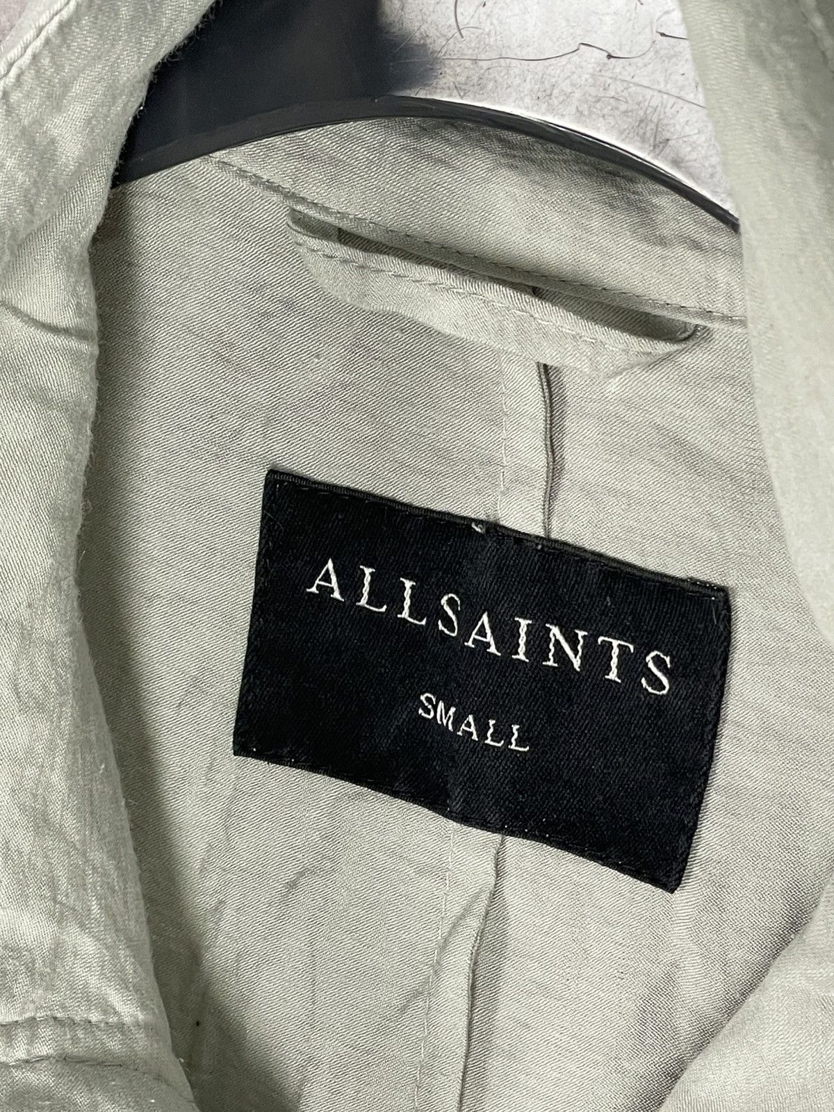 Allsaints × Japanese Brand × Le Grande Bleu (L.G.B.) Avant Garde Allsaints Crazy Multizip Vintage 00s Long Jacket Size S / US 4 / IT 40 - 11 Thumbnail