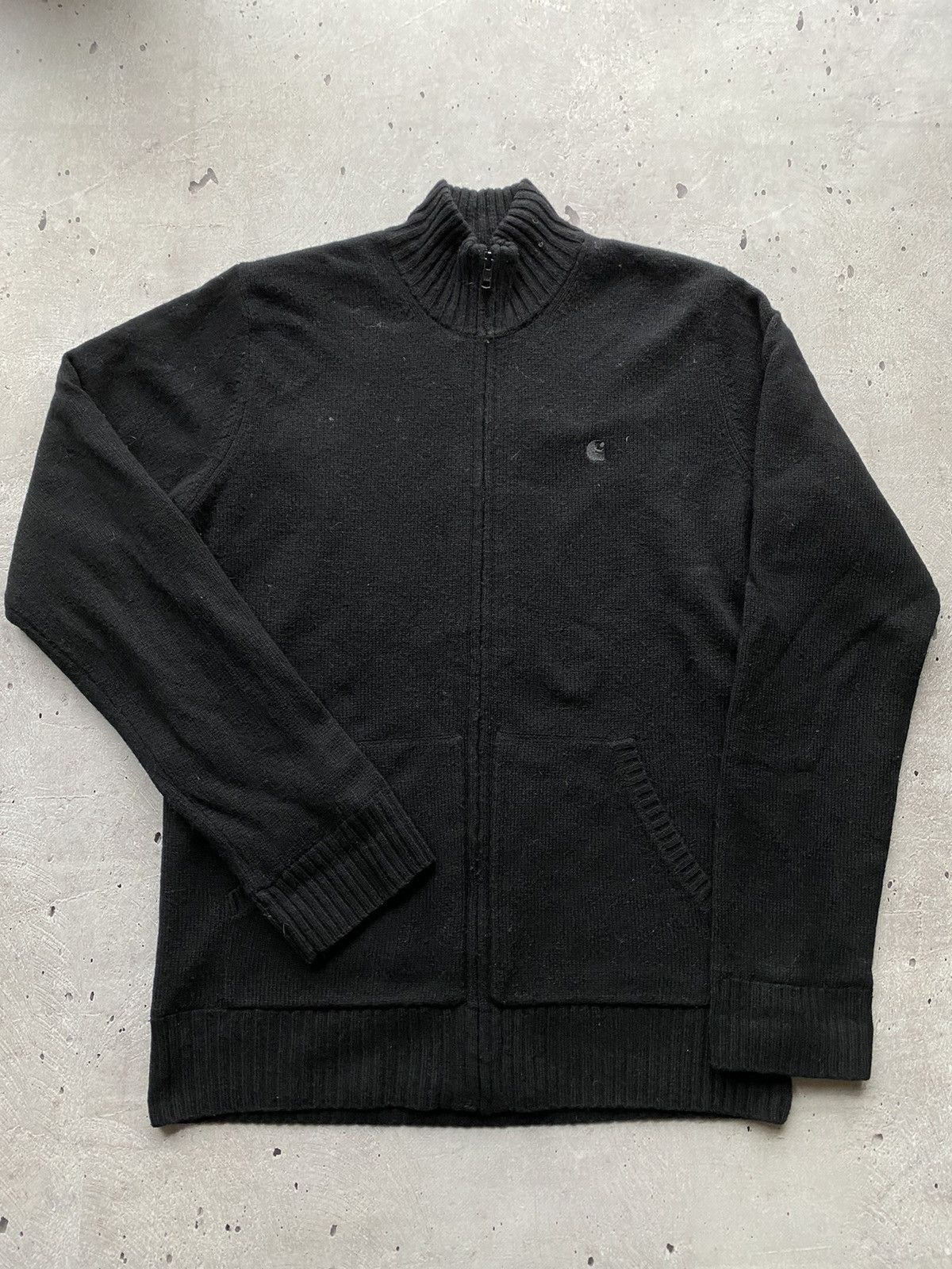 Carhartt Rare Vintage Carhartt Hodie Full Zip Y2K Work Black Size US M / EU 48-50 / 2 - 2 Thumbnail