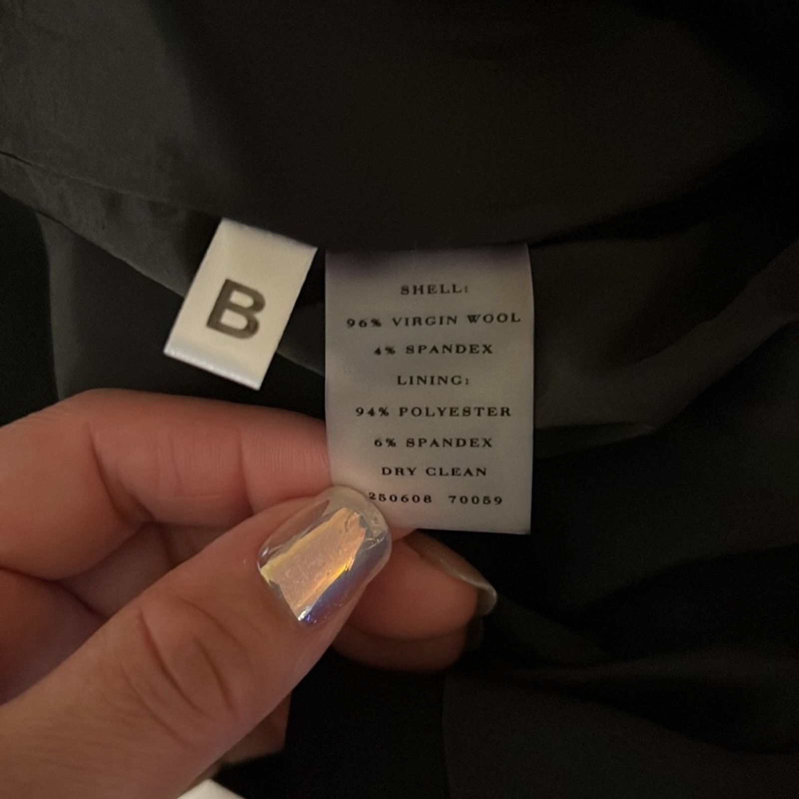 Ann Taylor Ann Taylor Wool Blend Structured Double Lapel Blazer 12P Size XL / US 12-14 / IT 48-50 - 5 Thumbnail