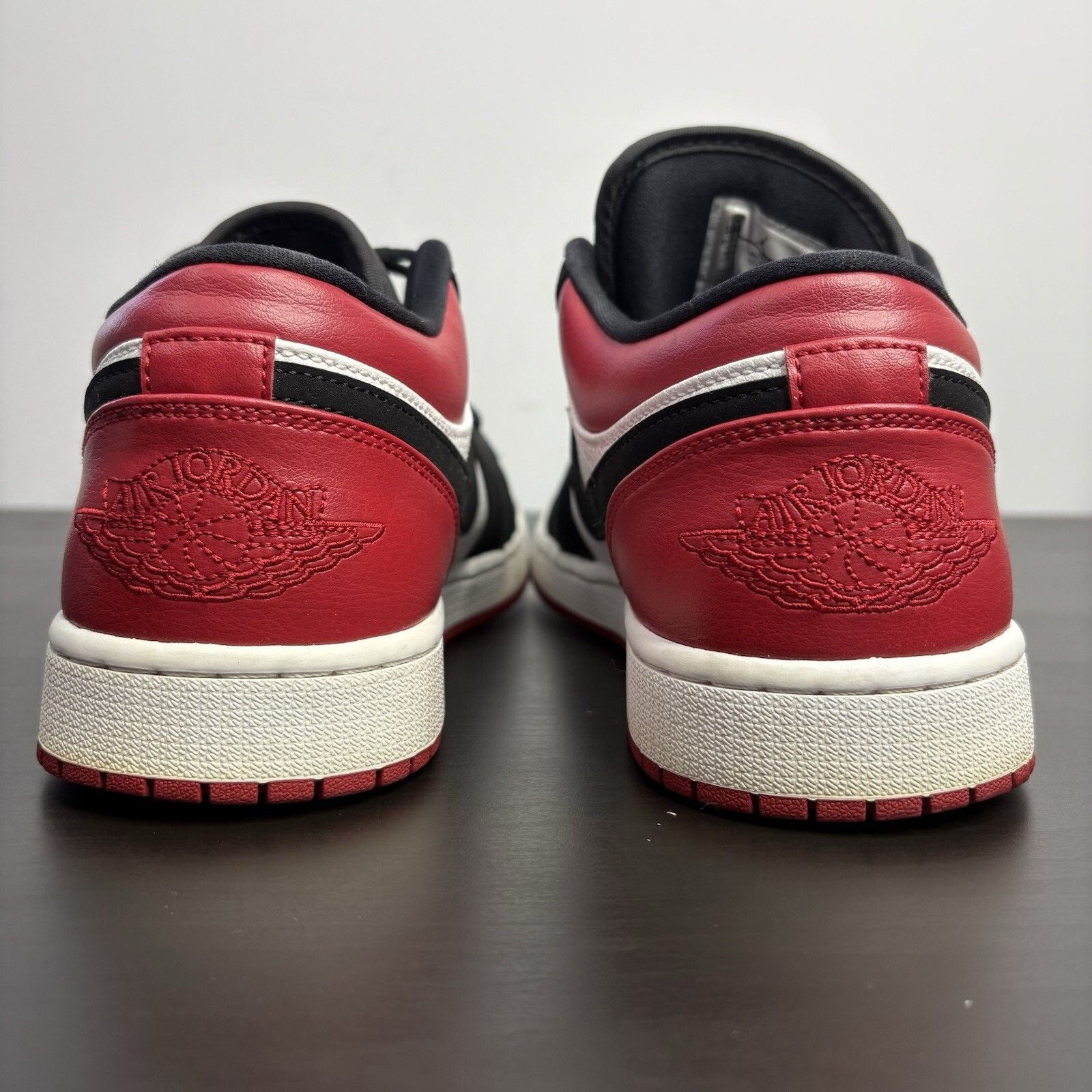 Nike Size 10.5 - Air Jordan 1 Low Black Toe Size US 10.5 / EU 43-44 - 6 Thumbnail