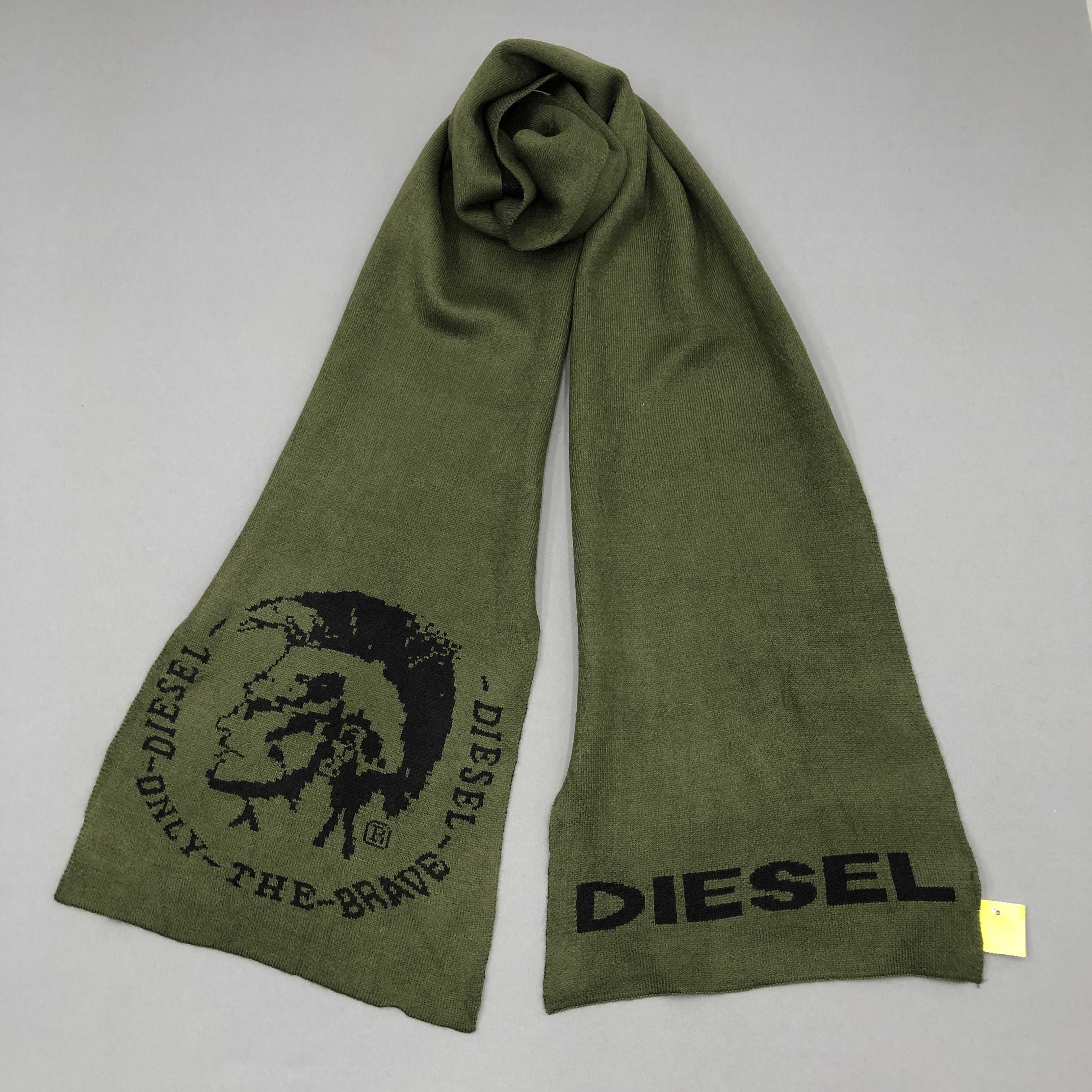 Vintage Diesel Scarf Muffler Punk Wool Cashmere Scarves