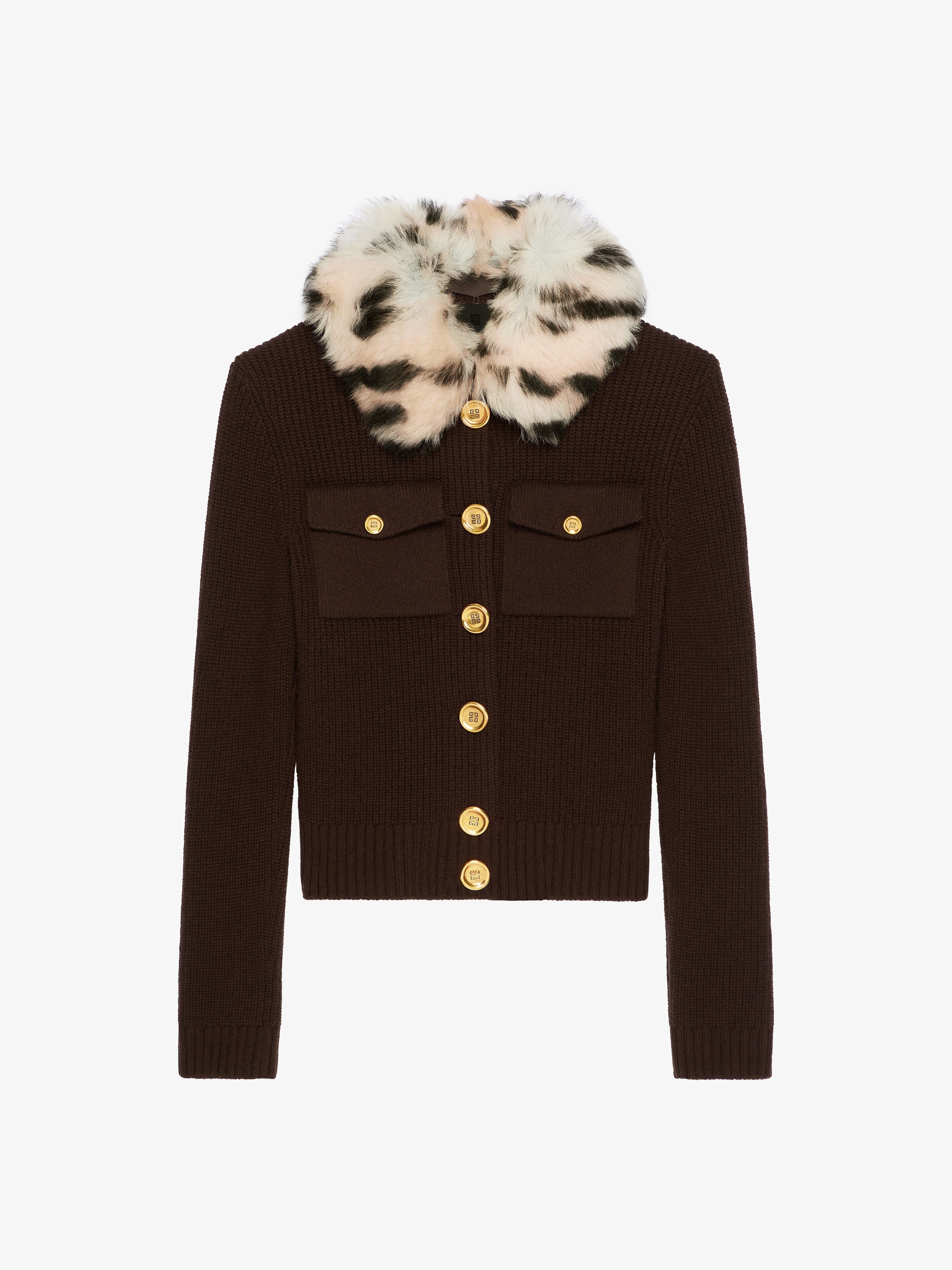 Givenchy oc11z0725 Blouson Cardigan in Russet Brown Size M / US 6-8 / IT 42-44 - 1 Thumbnail