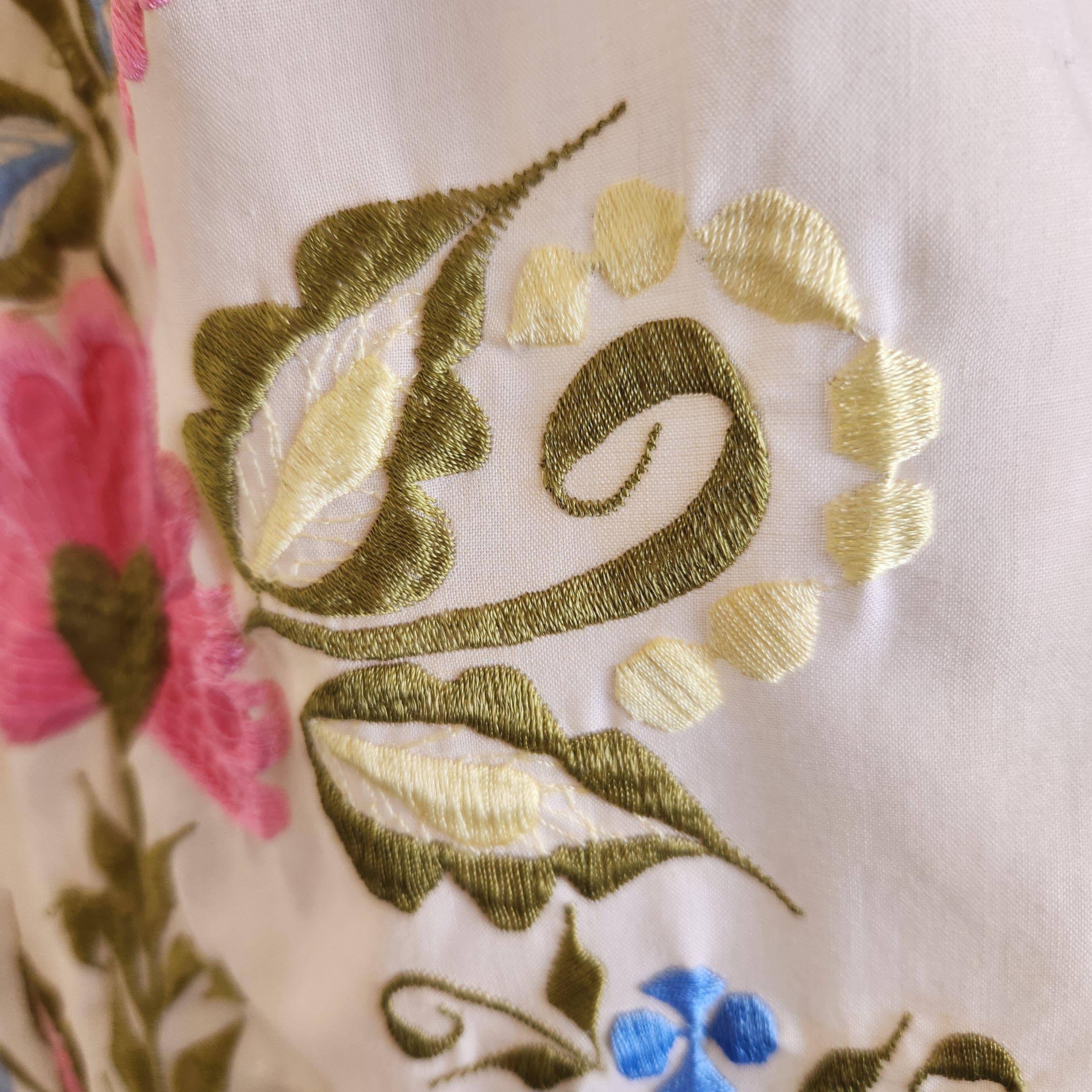 Vintage Mexican floral maxi dress vintage Romantic Mexico ethnic Size M / US 6-8 / IT 42-44 - 4 Thumbnail
