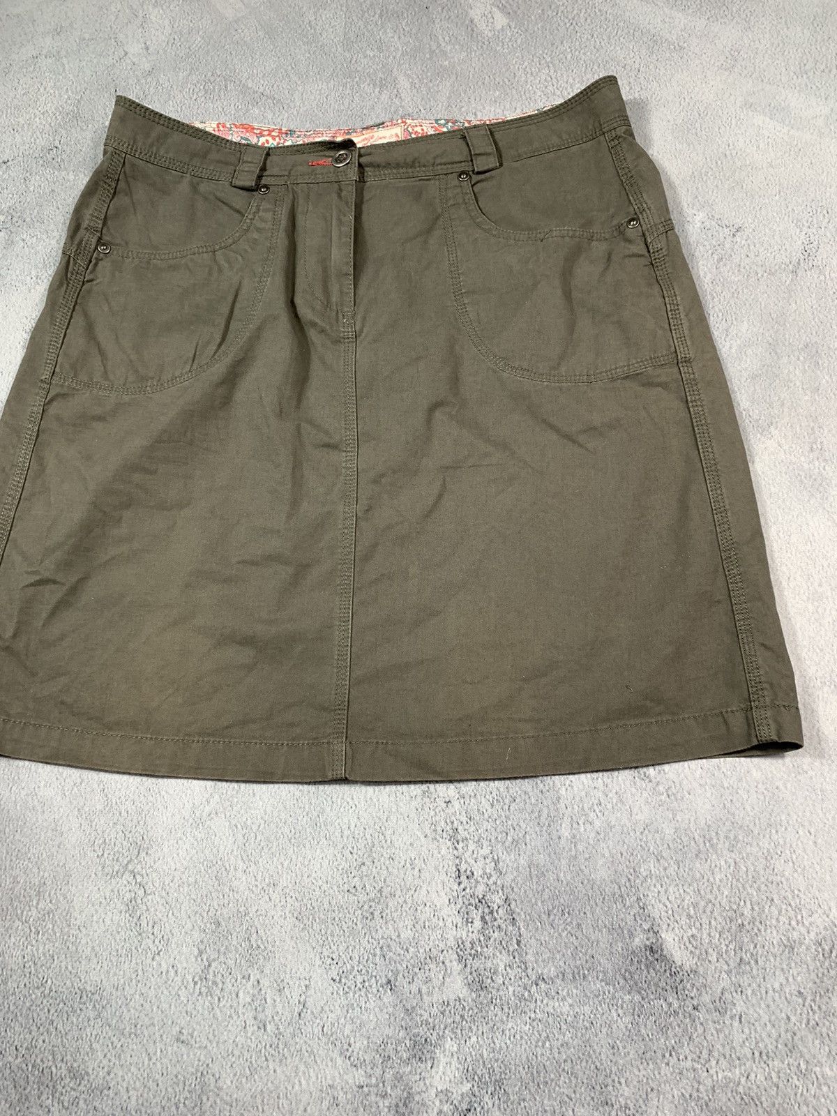 Japanese Brand × Vintage Vintage Y2K Japanese military style mini skirt streetwear Size 32" / US 10 / IT 46 - 4 Thumbnail