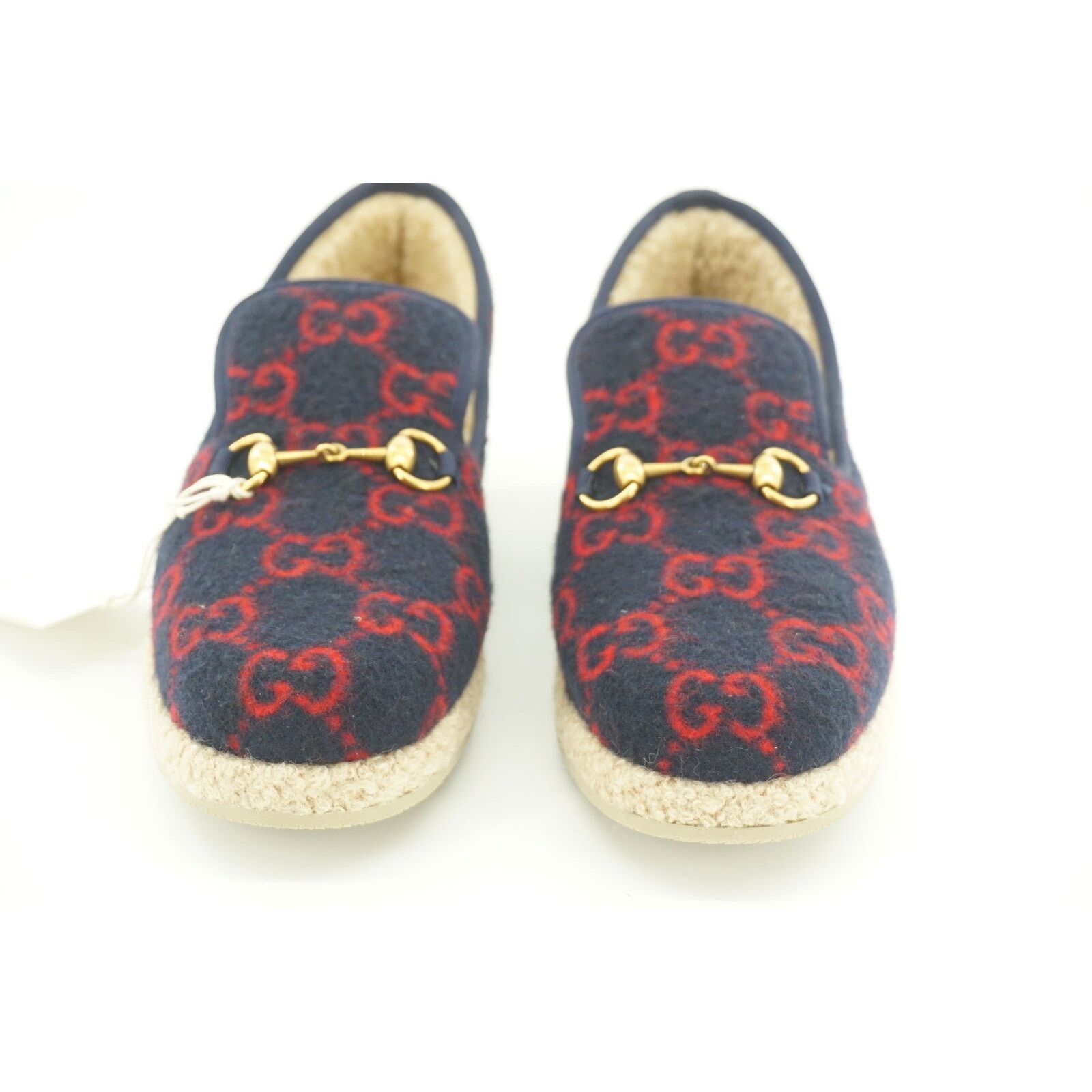 Gucci Gucci Fria GG Horsebit Espadrille Loafer Size 7.5G Wool Fur Size US 8 / EU 41 - 10 Thumbnail