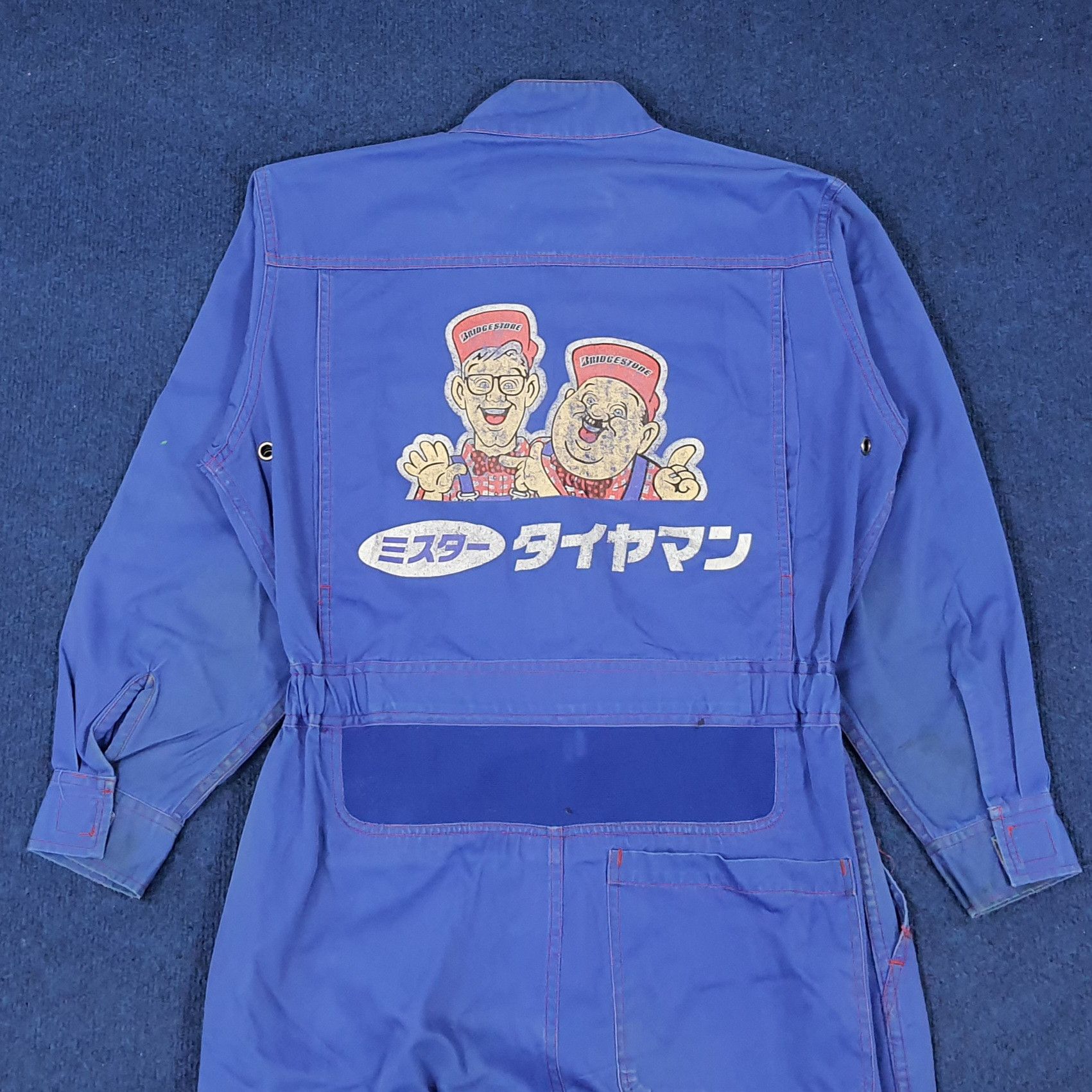 Vintage Vintage Bridgestone Japanese Brand Motorsports Coverall Size US S / EU 44-46 / 1 - 1 Thumbnail
