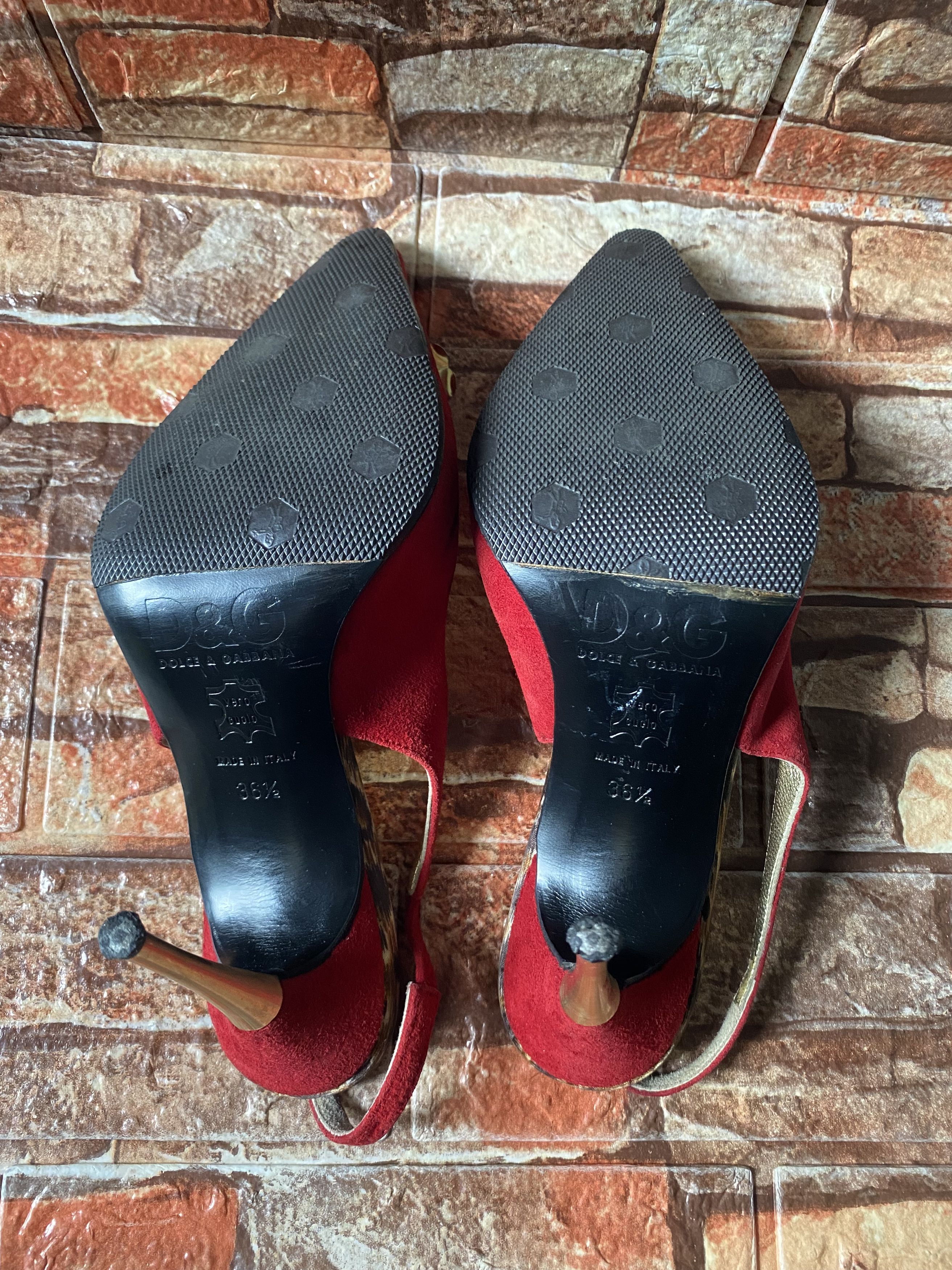 Dolce & Gabbana Dolce Gabbana Gold Flower Heel Size US 6.5 / IT 36.5 - 4 Thumbnail