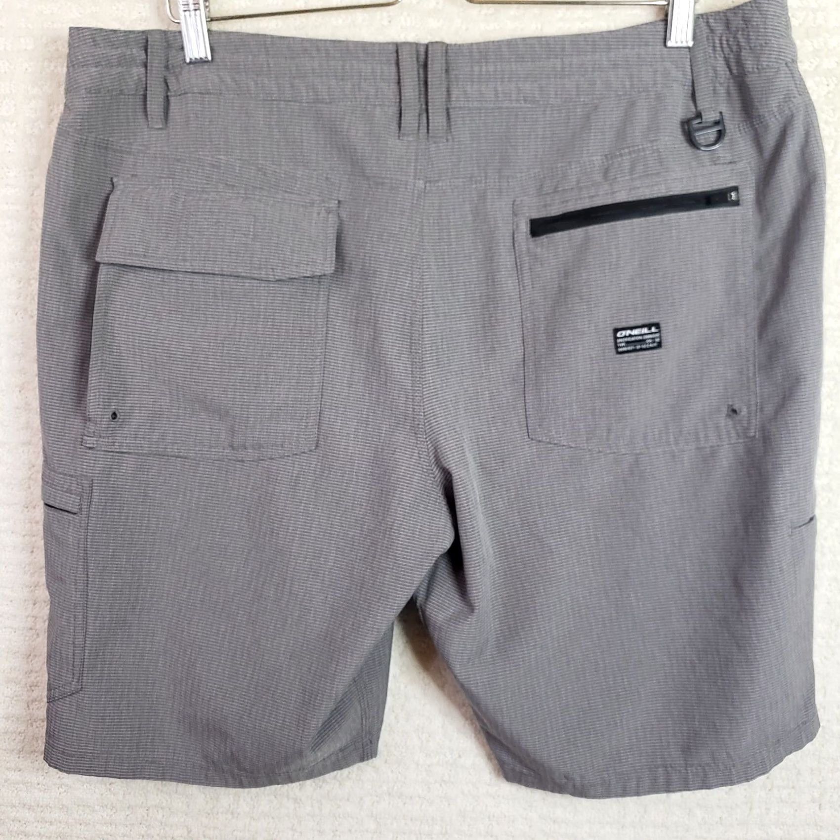 O'Neill O'Neill Mens 38 x 11 Gray Crossover Stretch Hiking Outdoor Beach Shorts Size US 38 / EU 54 - 7 Thumbnail