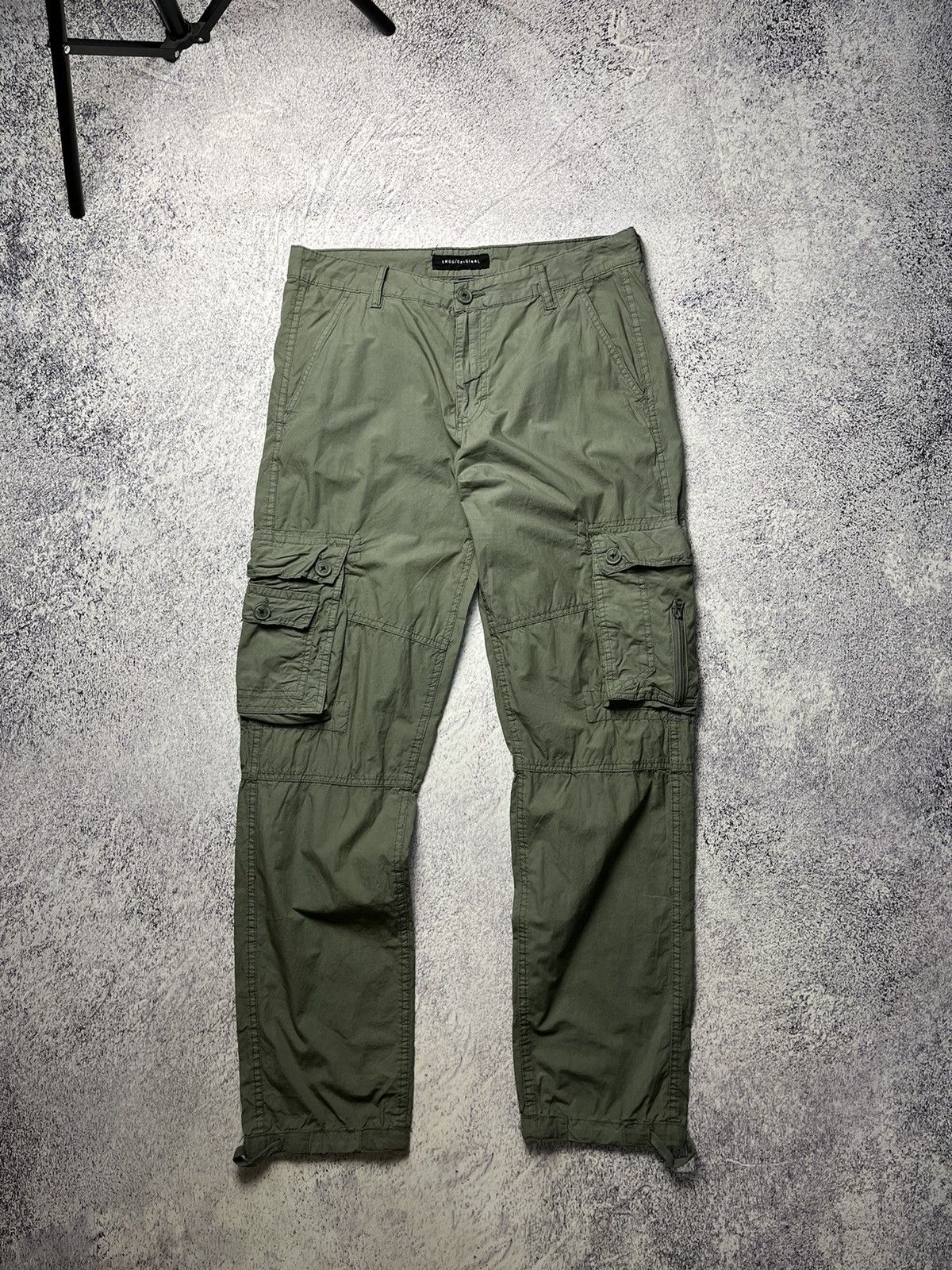 Other VINTAGE JAPANESE STYLE MULTI POCKET MILITARY CARGO PANTS Size US 34 / EU 50 - 1 Thumbnail
