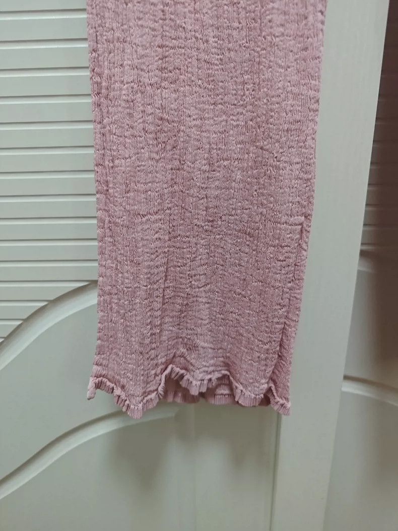 Issey Miyake issey miyake size:one size Pink gauze trousers Size 31" - 3 Thumbnail