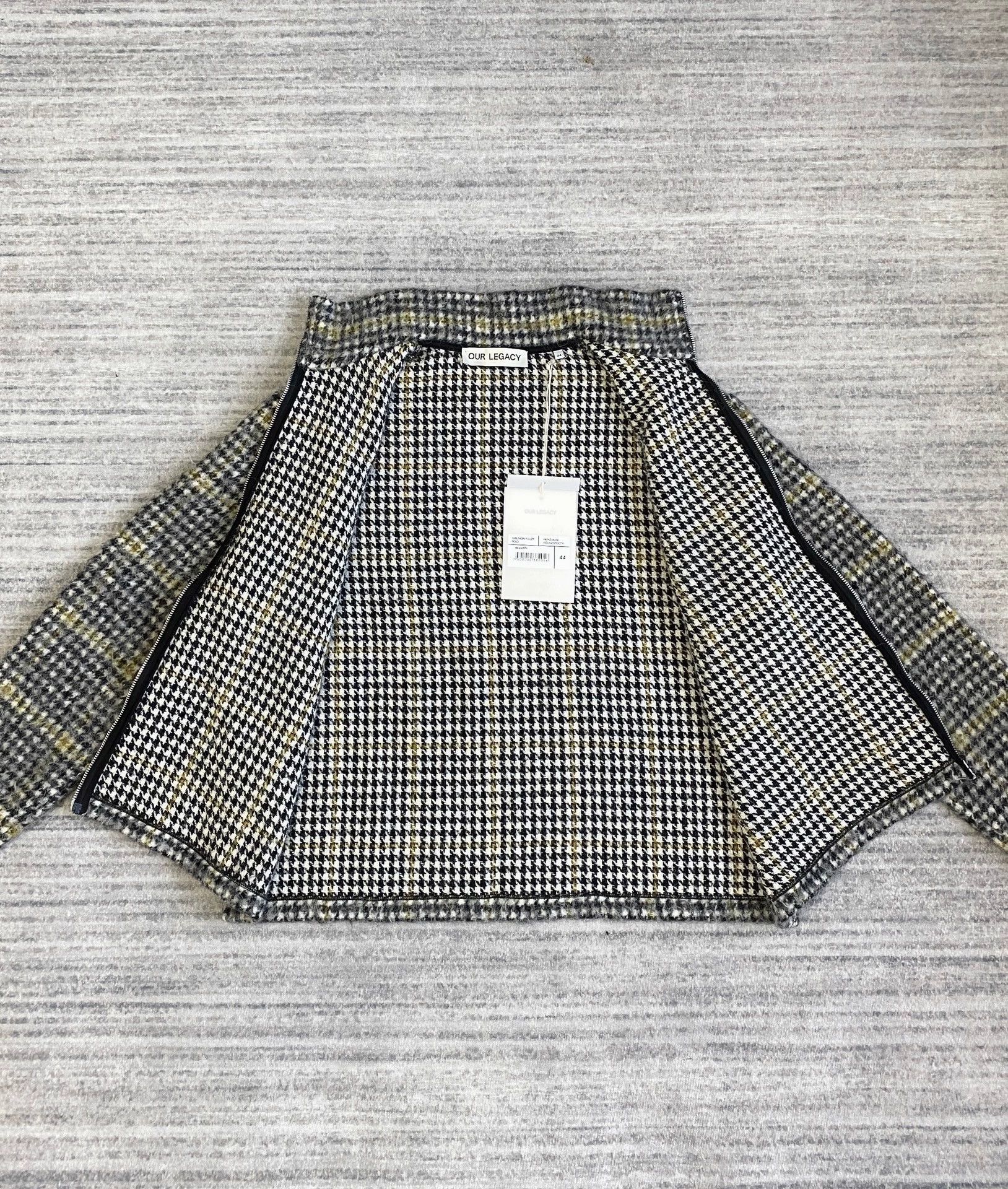 Our Legacy Our Legacy Nerd Yellow Green Check Wool Jacket Size US S / EU 44-46 / 1 - 3 Thumbnail