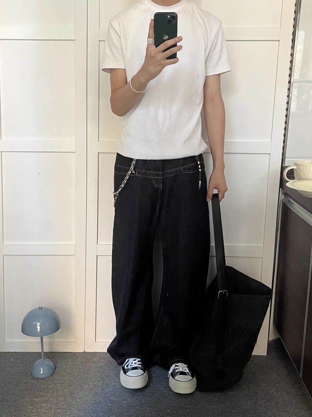 Jean Unisex outdoor utility loose baggy skate hiphop cargo pants Size 32" / US 10 / IT 46 - 4 Thumbnail
