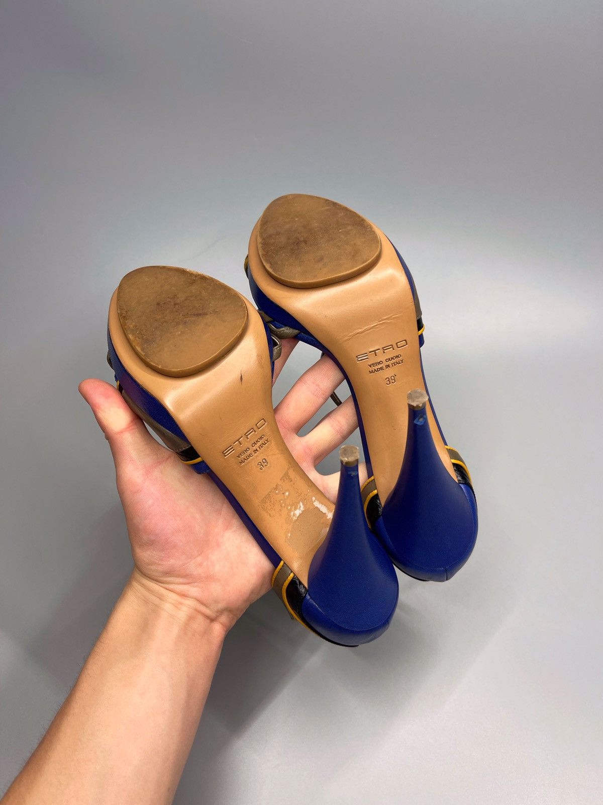 Designer × Etro Etro Leather Heels Size US 9 / IT 39 - 6 Thumbnail