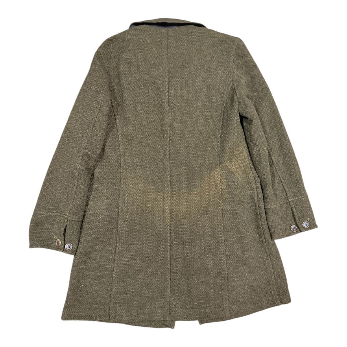 If Six Was Nine Vtg🔥Qua-Drille Salt & papper Buttoned Trench Coat Jacket Size US M / EU 48-50 / 2 - 3 Thumbnail