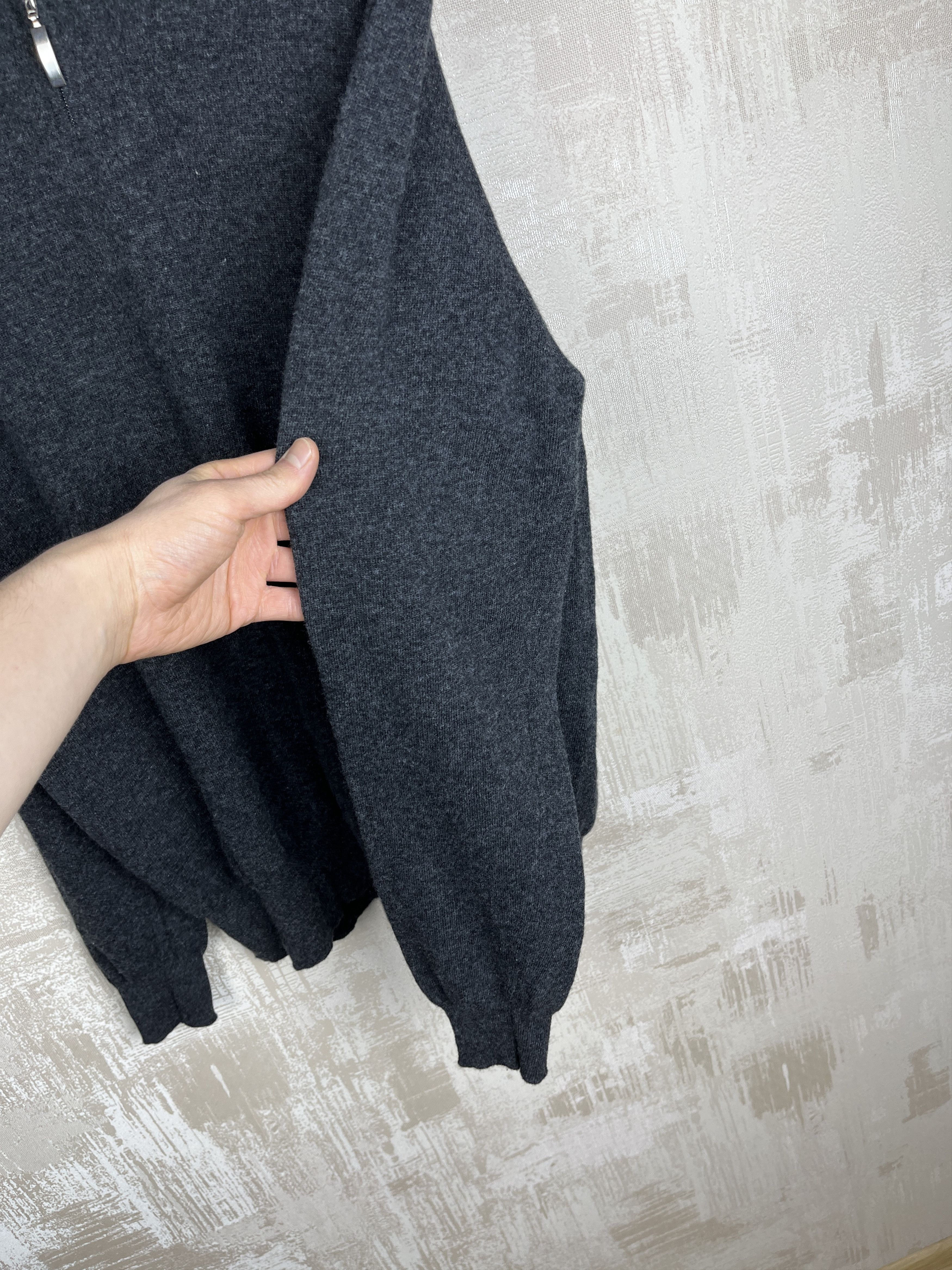 Scott & Charters Scott & Charters Half Zip Wool Sweater Made in Scotland Size US XL / EU 56 / 4 - 12 Thumbnail