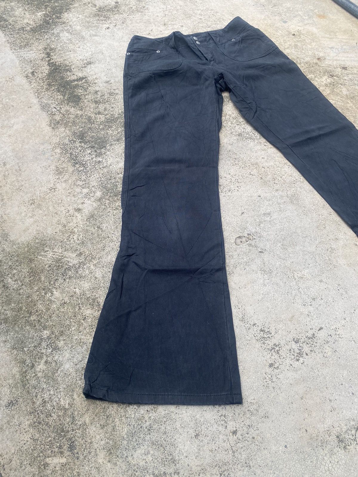 If Six Was Nine × Japanese Brand × United Colors Of Benetton Flare Jeans United Colour Of Benetton Corduroy Size US 28 / EU 44 - 1 Thumbnail