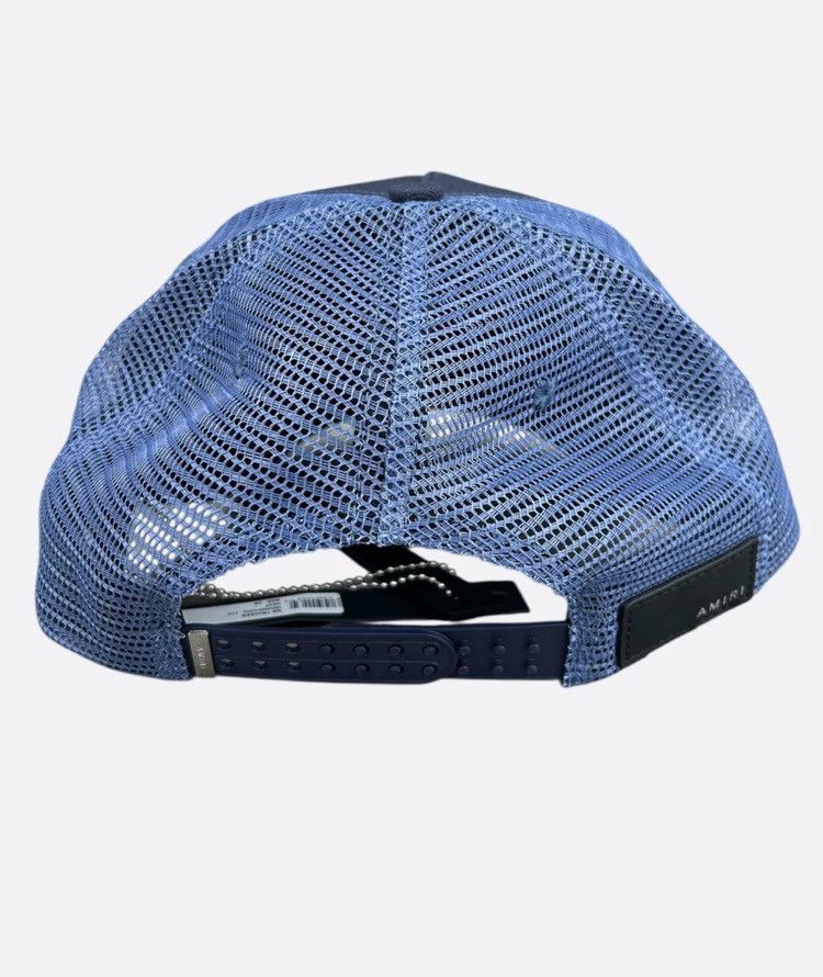 NEW! Amiri MA Navy & White Logo Trucker Hat