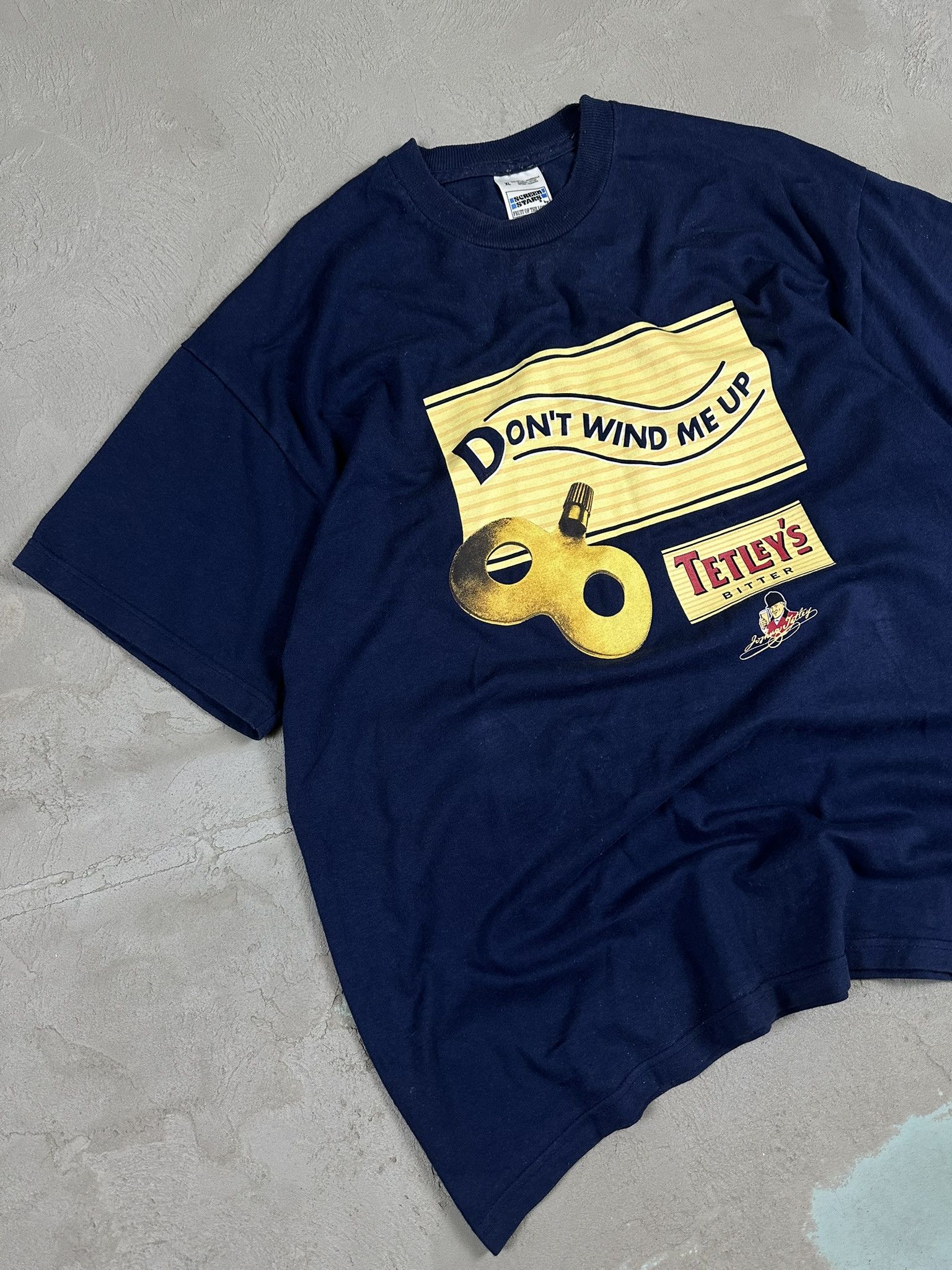 Vintage 90s Vintage Tetley's Beer Graphic T-shirt Size US XL / EU 56 / 4 - 2 Thumbnail