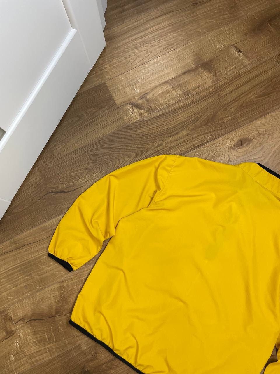 Nike × Vintage Vintage Nike Y2K Style Hot Yellow Logo Anorak Bomber Jacket Size US L / EU 52-54 / 3 - 18 Thumbnail