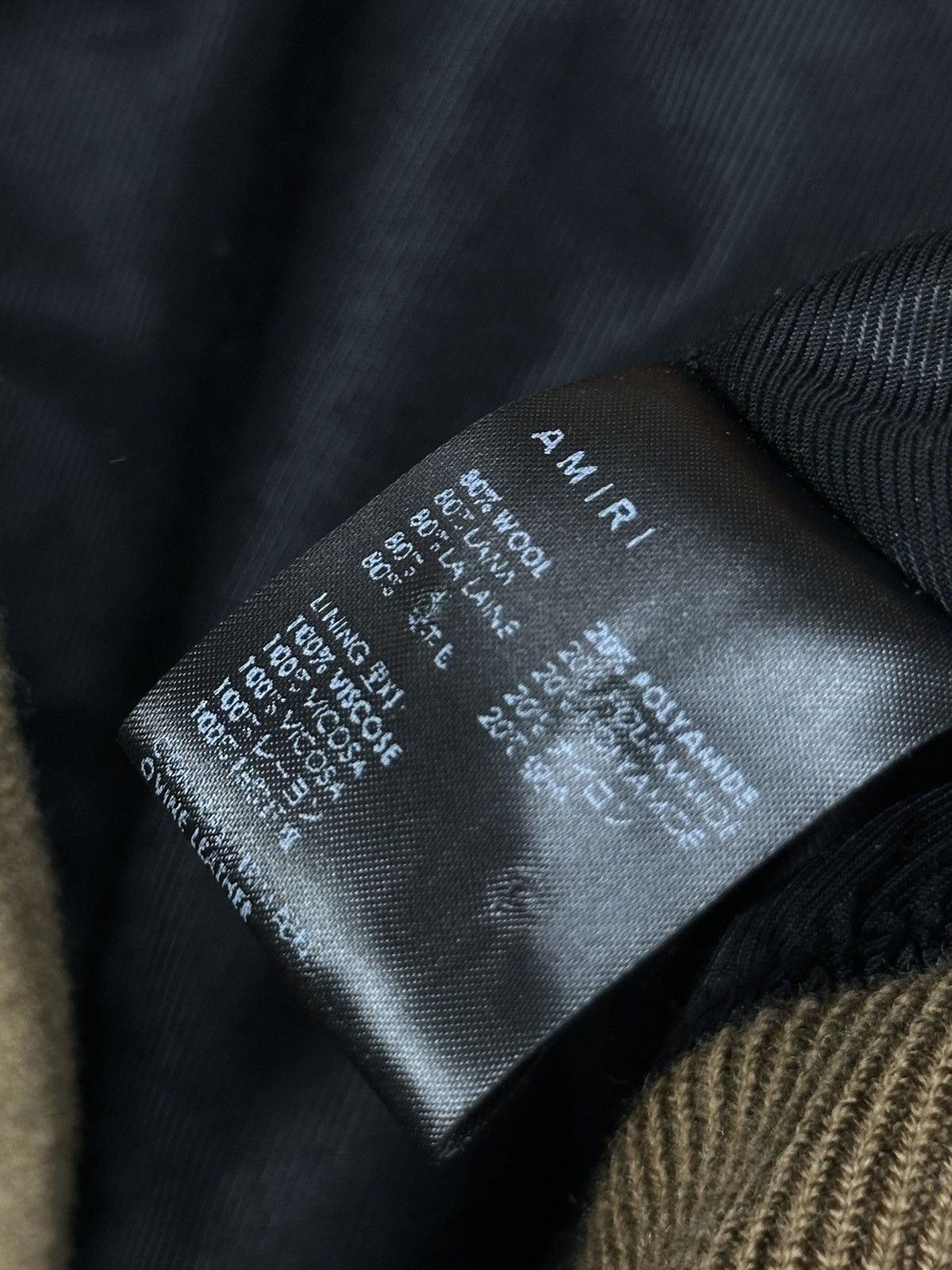 Amiri Amiri Boiled Wool-Leather Western Jacket Size US L / EU 52-54 / 3 - 13 Thumbnail