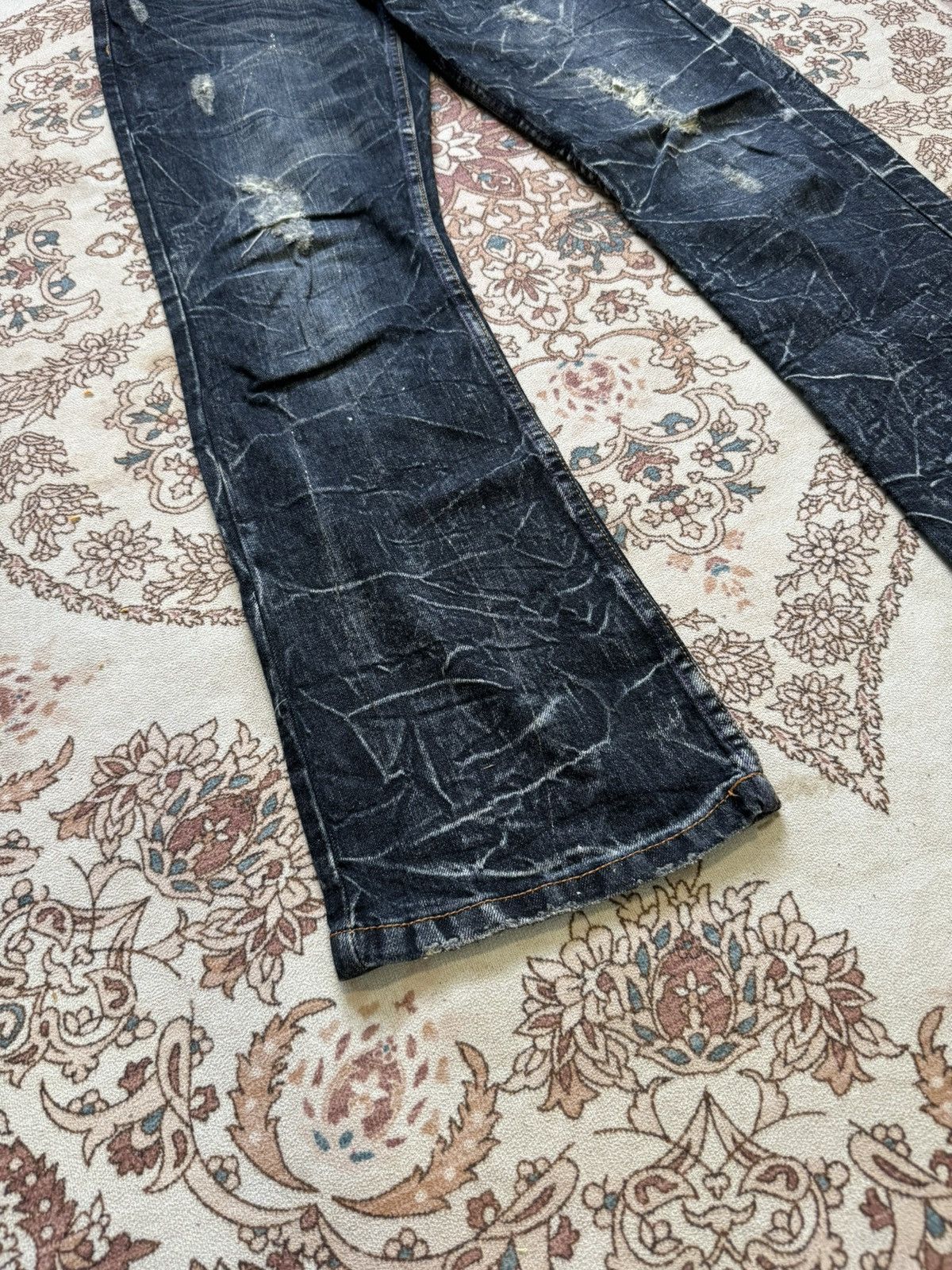 Vintage Vintage Nylaus Japan Flare Jeans Size US 31 - 3 Thumbnail