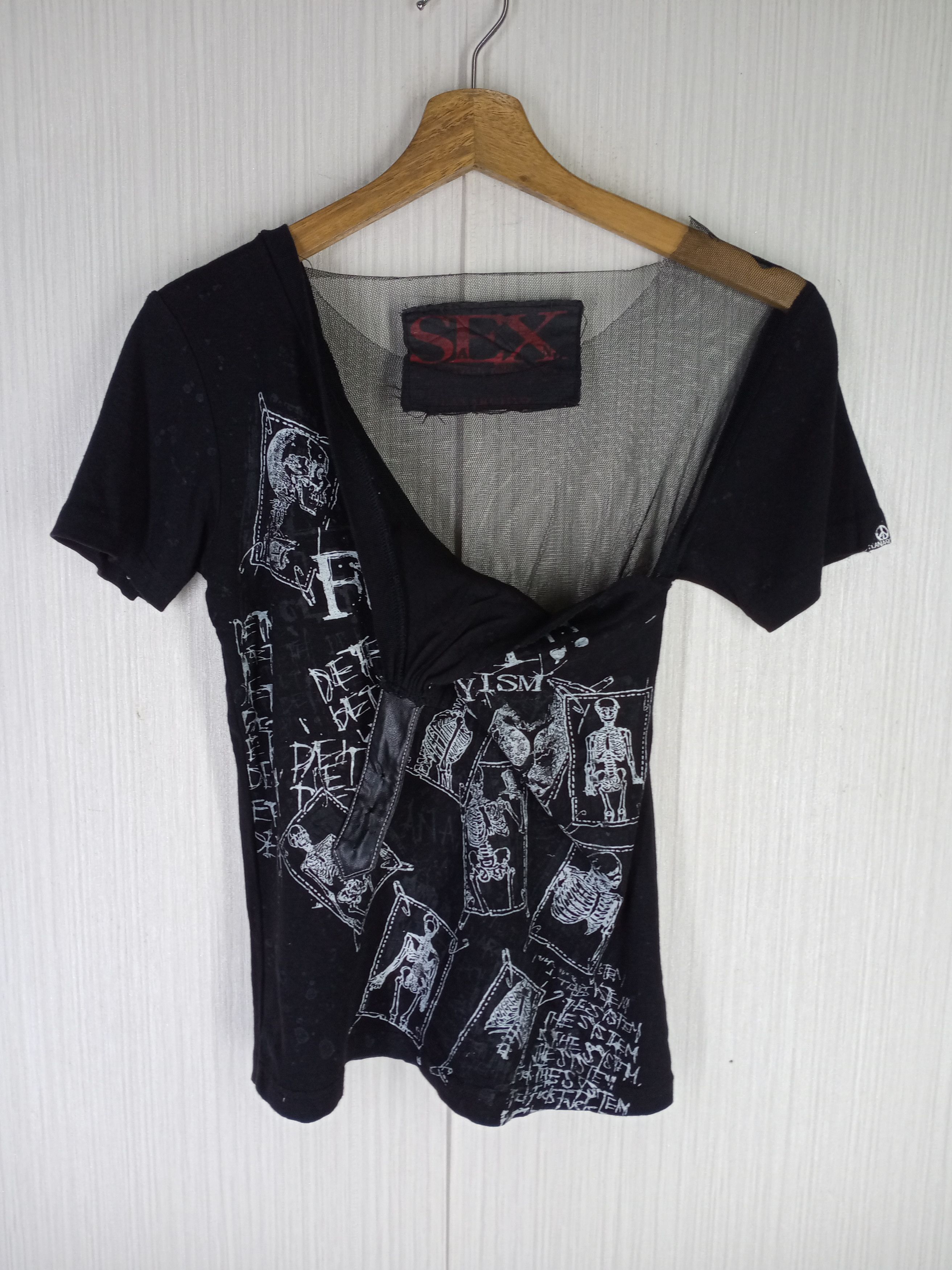 Japanese Brand Rare H. Anarchyism "FUCK OFF!!" Punk Tshirt Size XS / US 0-2 / IT 36-38 - 9 Thumbnail