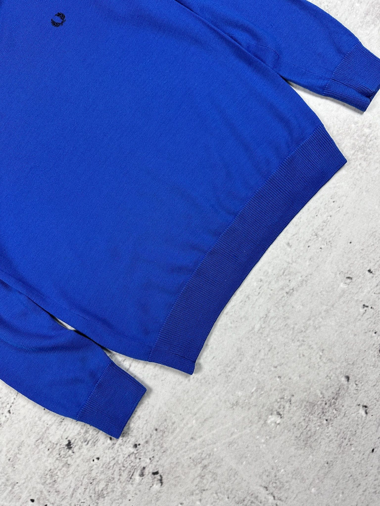 Fred Perry Fred Perry Merino wool sweater cornflower blue casual Size US M / EU 48-50 / 2 - 3 Thumbnail
