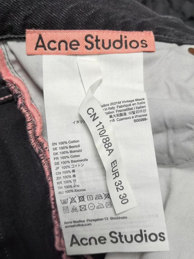 Acne Studios Acne studios Black wash jeans 2502-Nextarrow Size US 32 / EU 48 - 6 Thumbnail