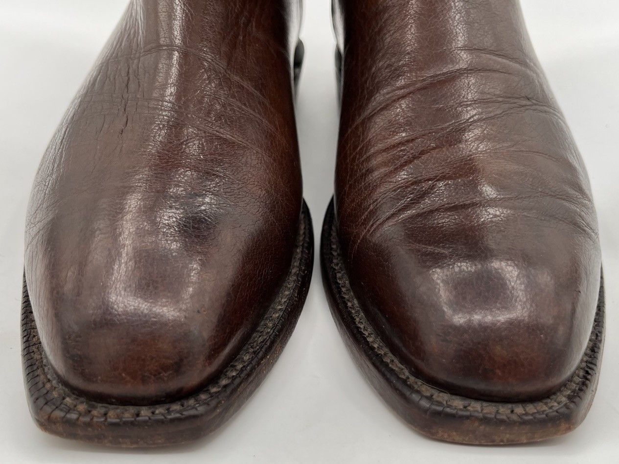 Lucchese LUCCHESE CLASSICS WHISKEY BURNISHED FLORENCE BUFFALO BOOTS Size US 13 / EU 46 - 3 Thumbnail