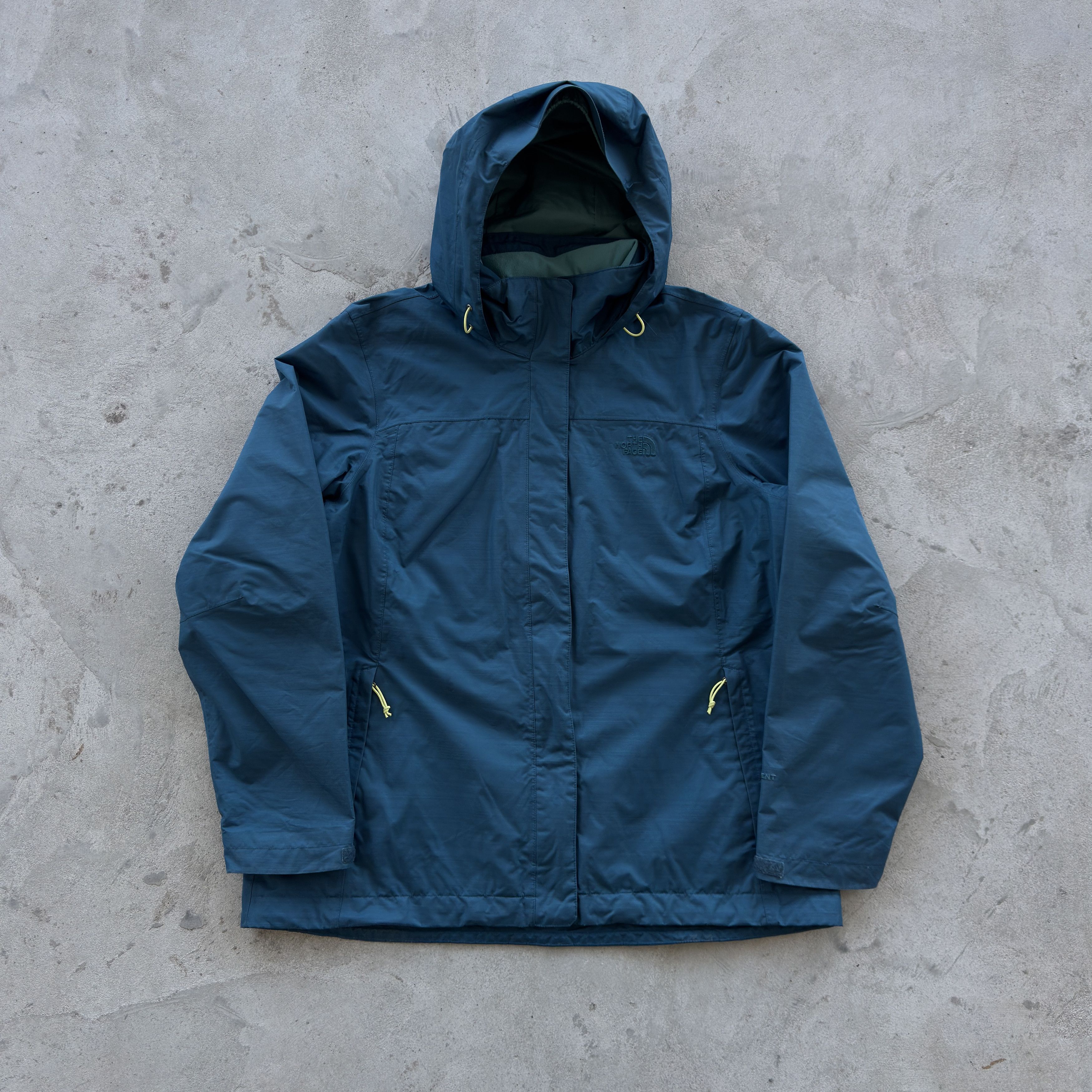 The North Face Vintage The North Face Rain Jacket HyVent Shell Hooded Teal Size XL / US 12-14 / IT 48-50 - 1 Thumbnail