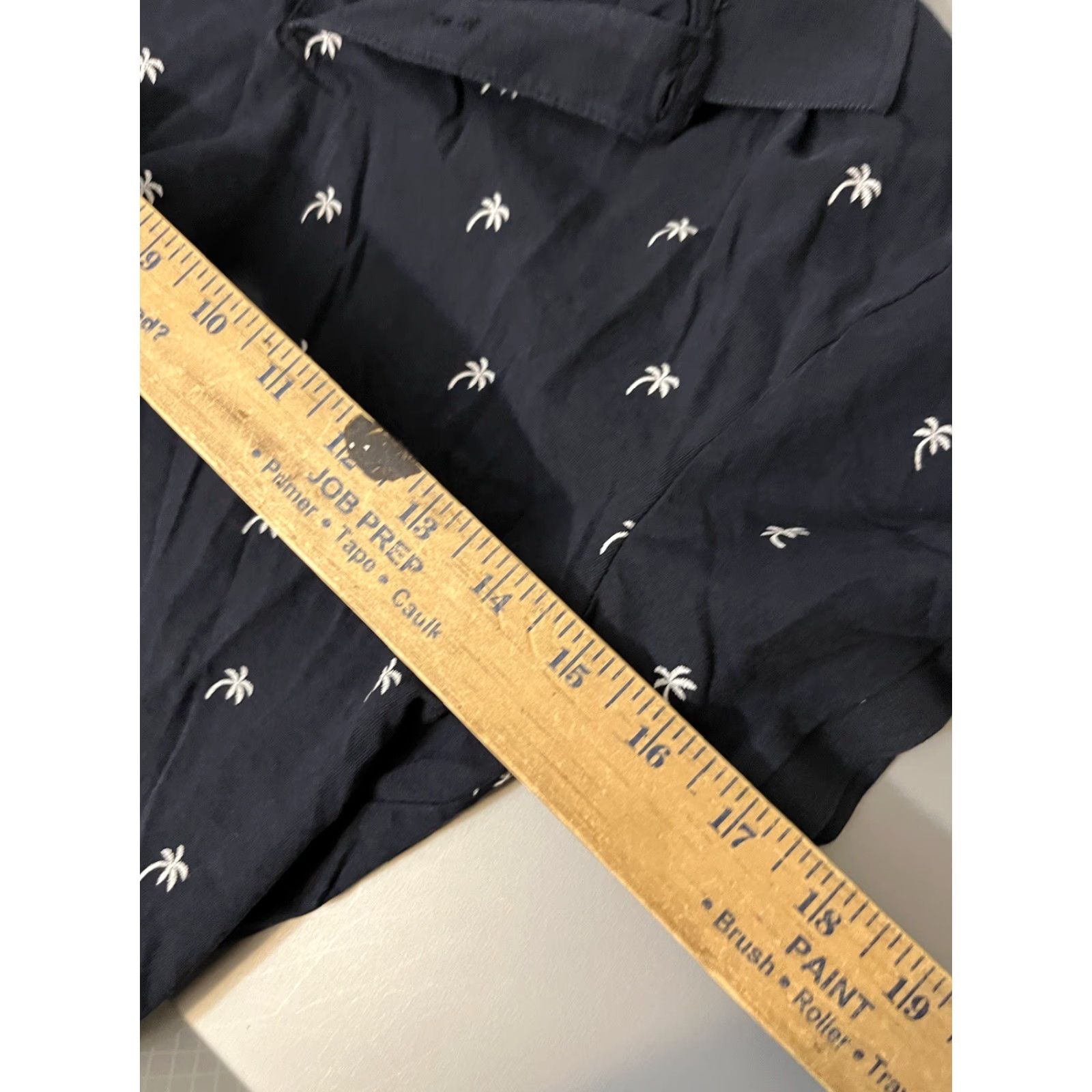 H&M H&M Palm Tree Polo Shirt Slim Fit Small Blue Business Casual Mens Size US S / EU 44-46 / 1 - 5 Thumbnail