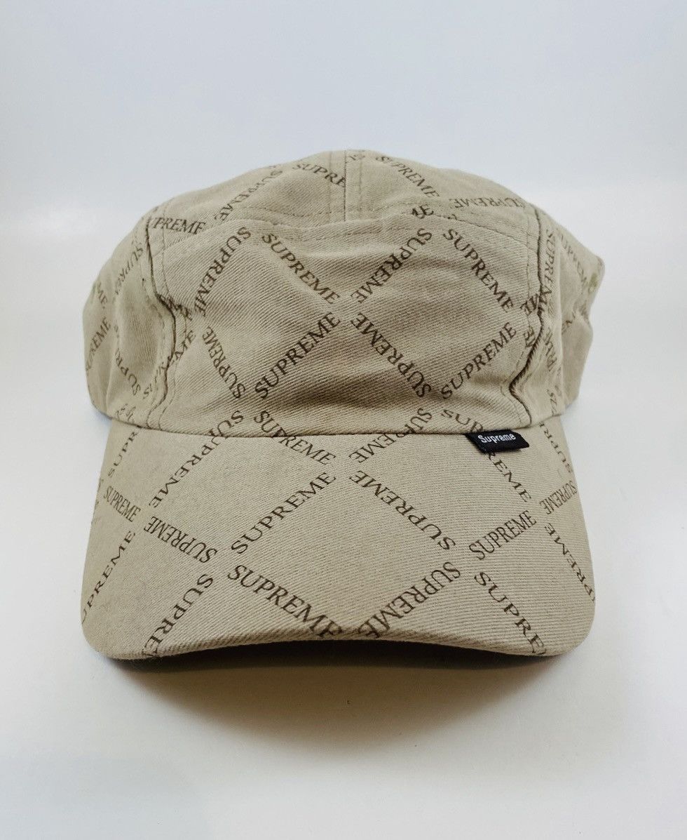 Supreme Supreme Gucci Cease and Desist Monogram Camp Cap Size ONE SIZE - 2 Thumbnail