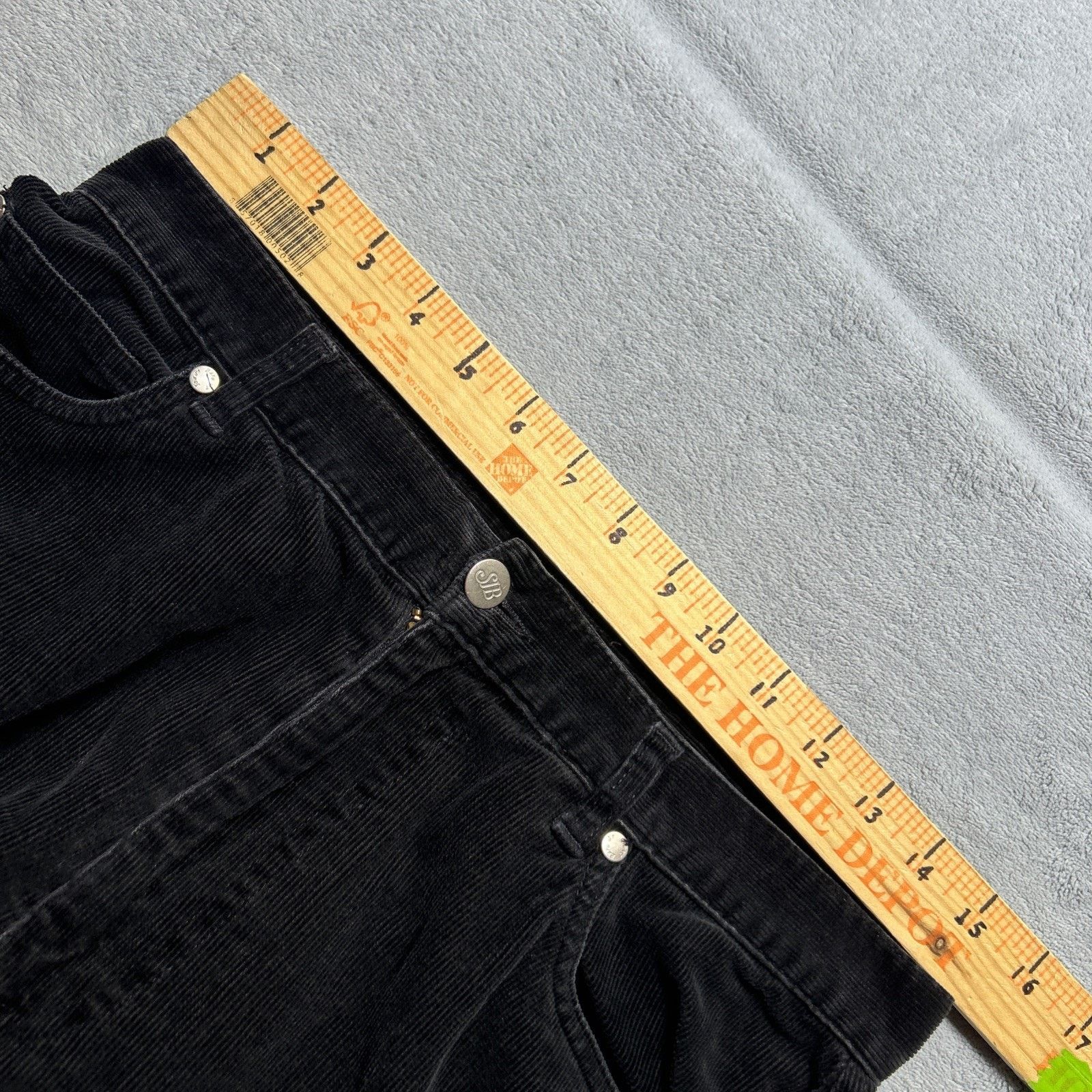 St. Johns Bay Y2k 2000s Beyond Baggy Corduroy Pant Women 10 31x27 Raw Wide Size 32" / US 10 / IT 46 - 8 Thumbnail