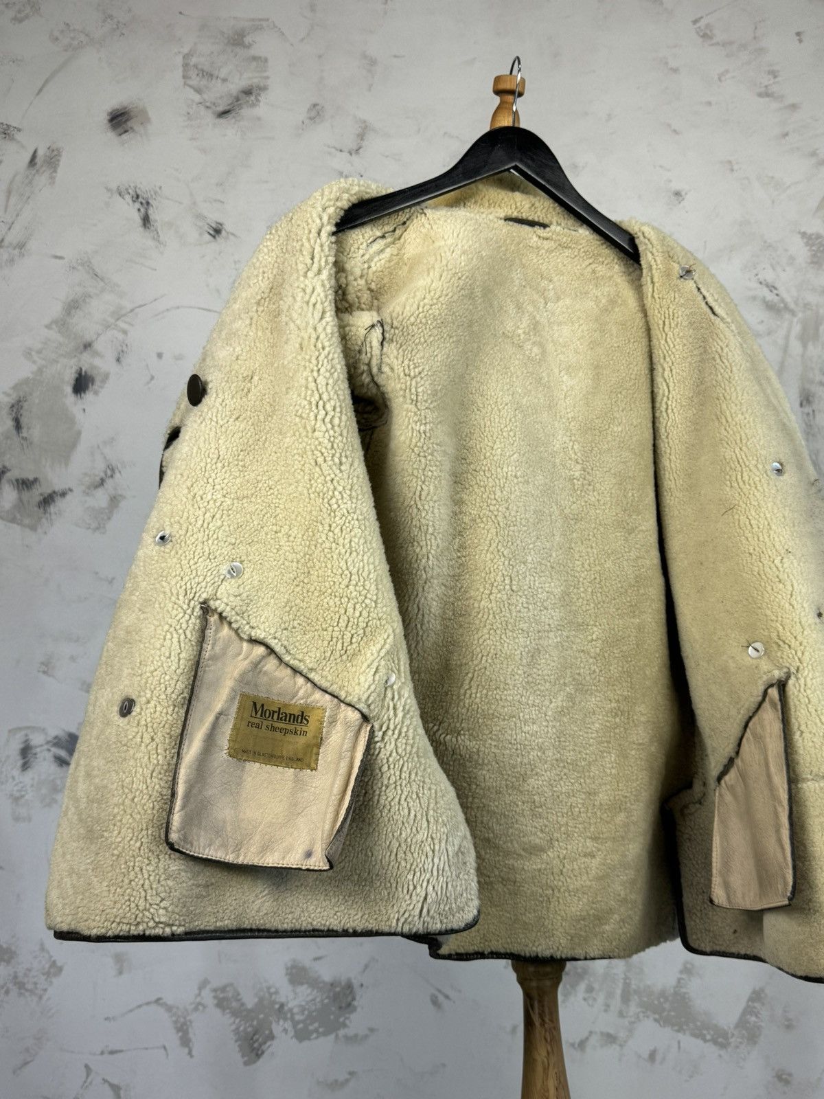 Vintage Vintage Morlands Sheepskin Coat Size XS - S Size XS / US 0-2 / IT 36-38 - 7 Thumbnail