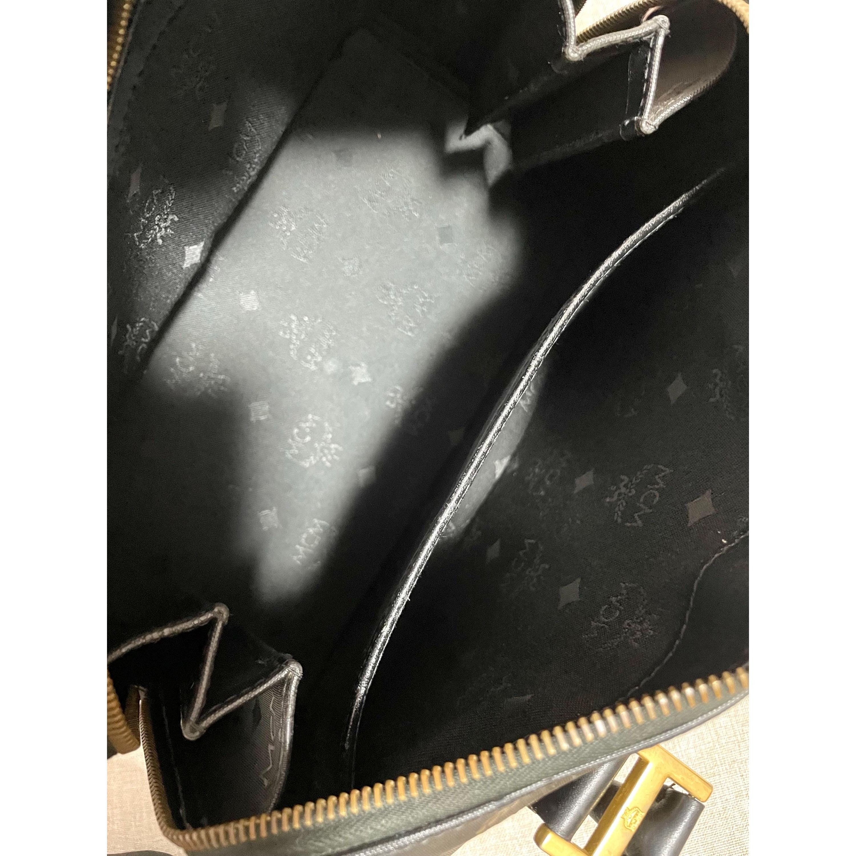 MCM Vintage MCM black monogram speedy bag style handbag. unisex Size ONE SIZE - 7 Thumbnail