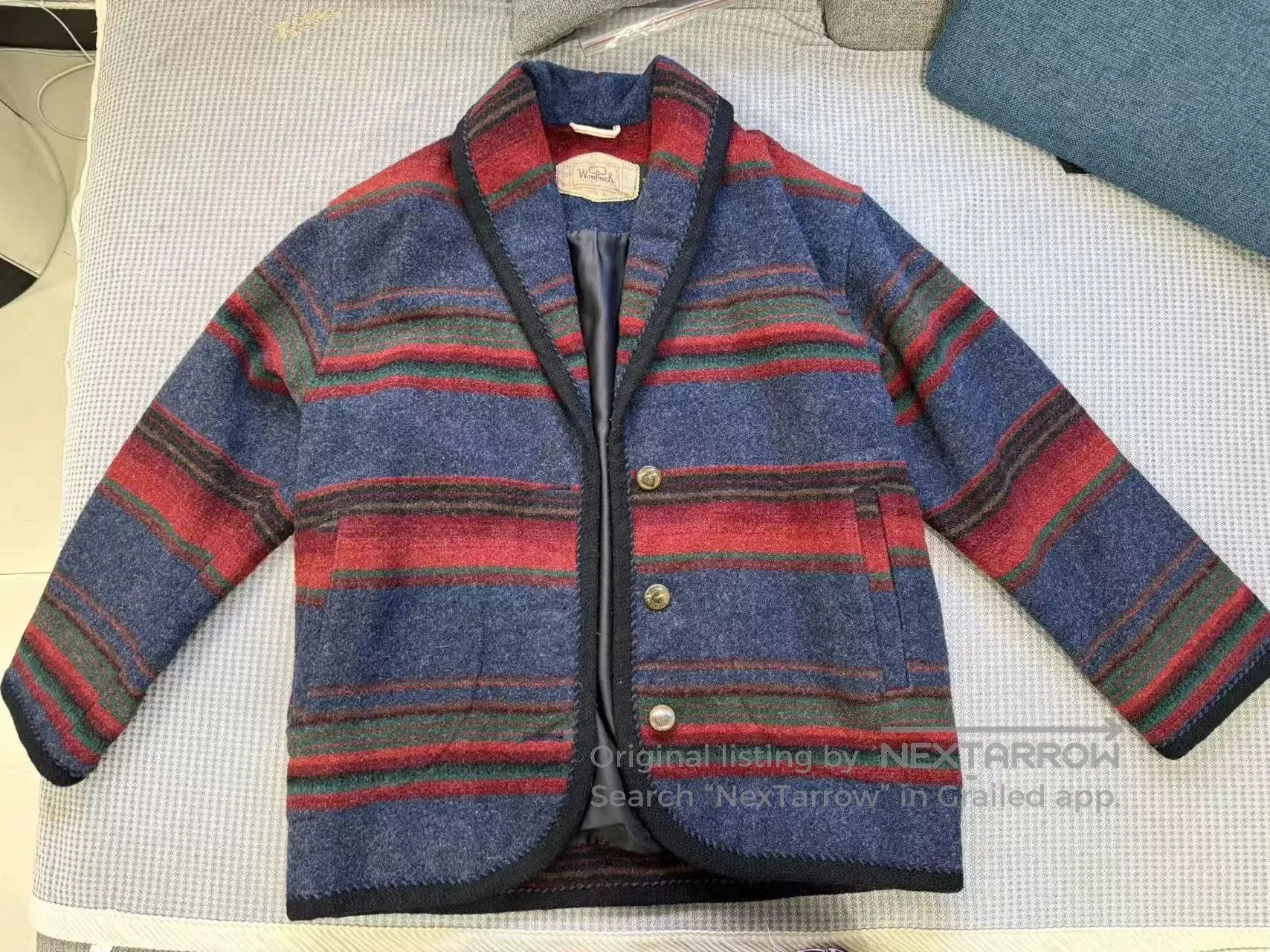 Woolrich Woolen Mills 90s Woolrich Navajo Patterned Wool Jacket. Size US S / EU 44-46 / 1 - 1 Thumbnail