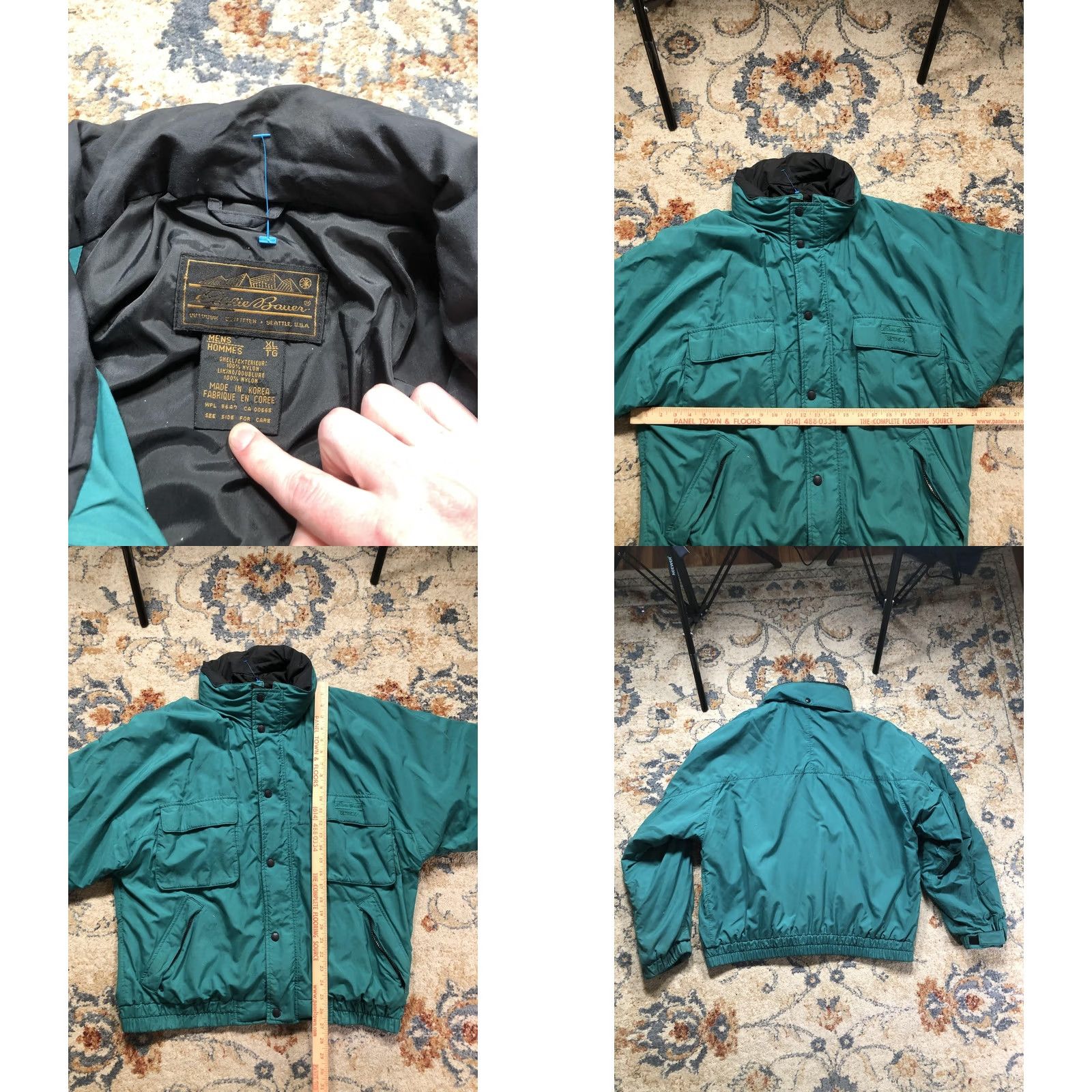 Eddie Bauer VINTAGE Eddie Bauer Ultrex Jacket Mens XL Green Nylon Bomber Insulated Ski 90s Size US XL / EU 56 / 4 - 8 Thumbnail
