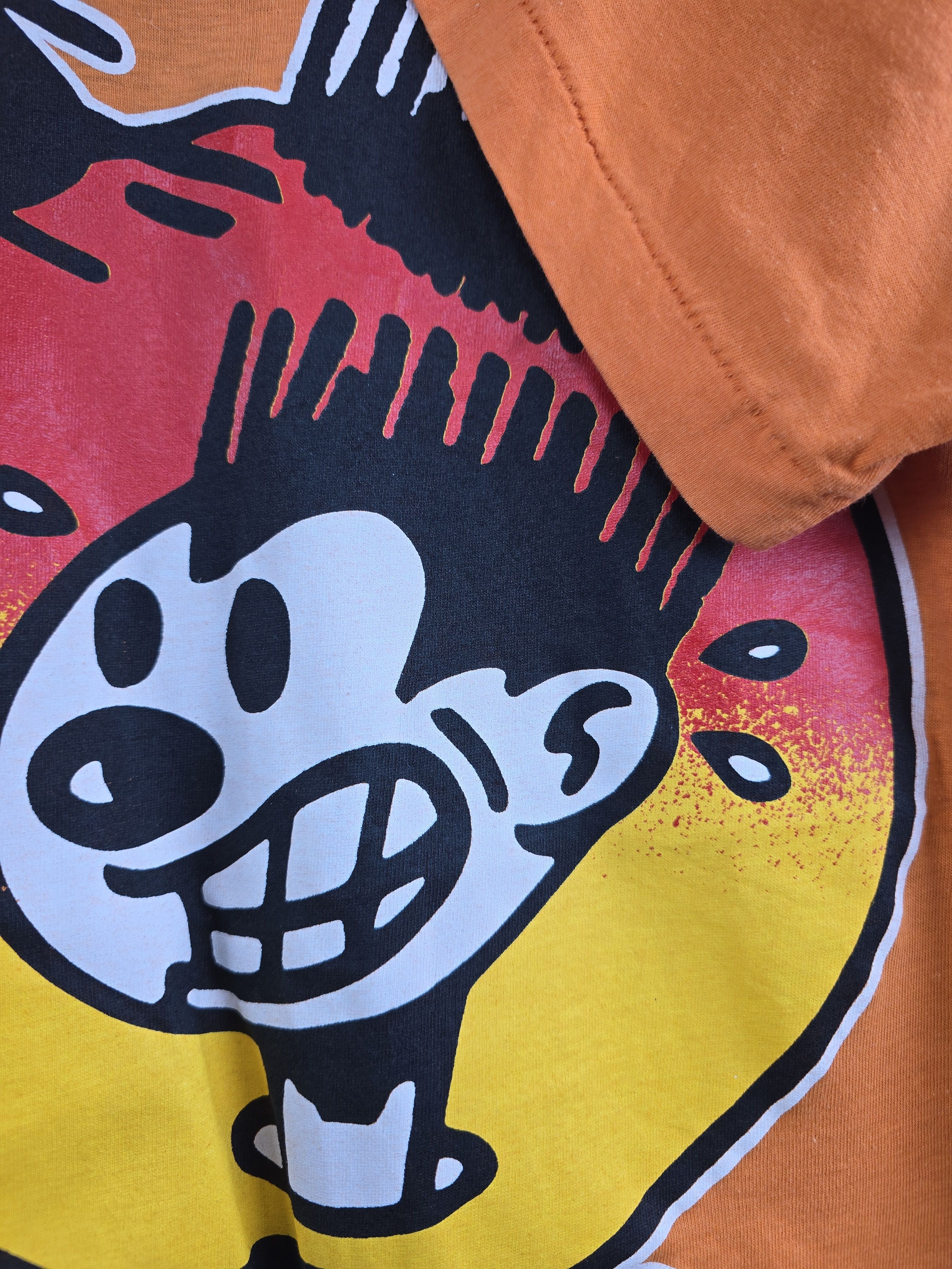 Band Tees × Rap Tees × Vintage 90s Nervous Records New York Helter Skelter L 20.5" 27" Size US L / EU 52-54 / 3 - 3 Thumbnail