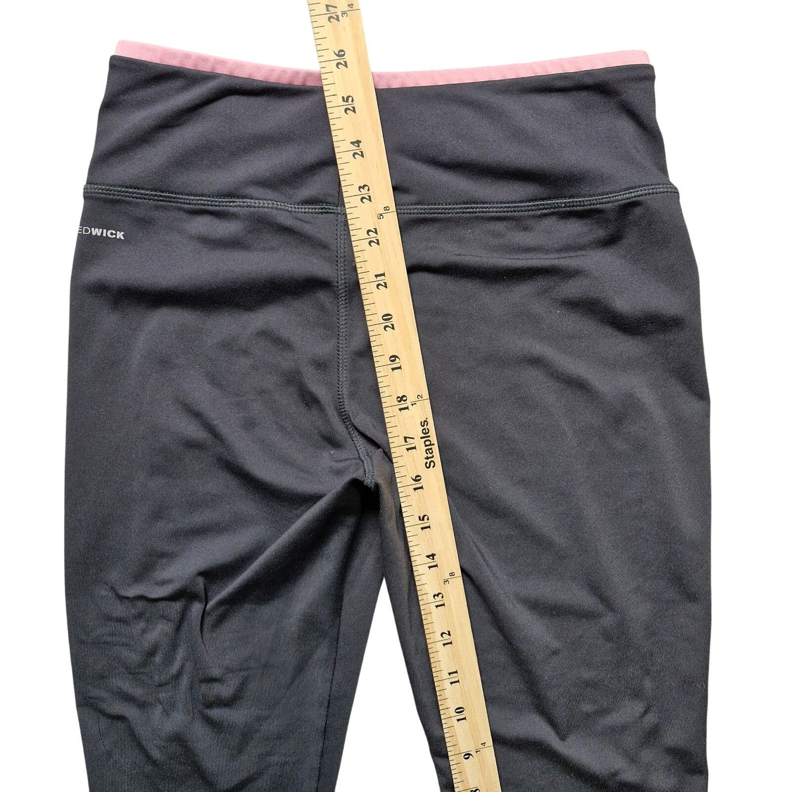 Reebok Reebok Fitted Capri Leggings Women’s Size Small Gray Pink Size 27" / US 4 / IT 40 - 8 Thumbnail