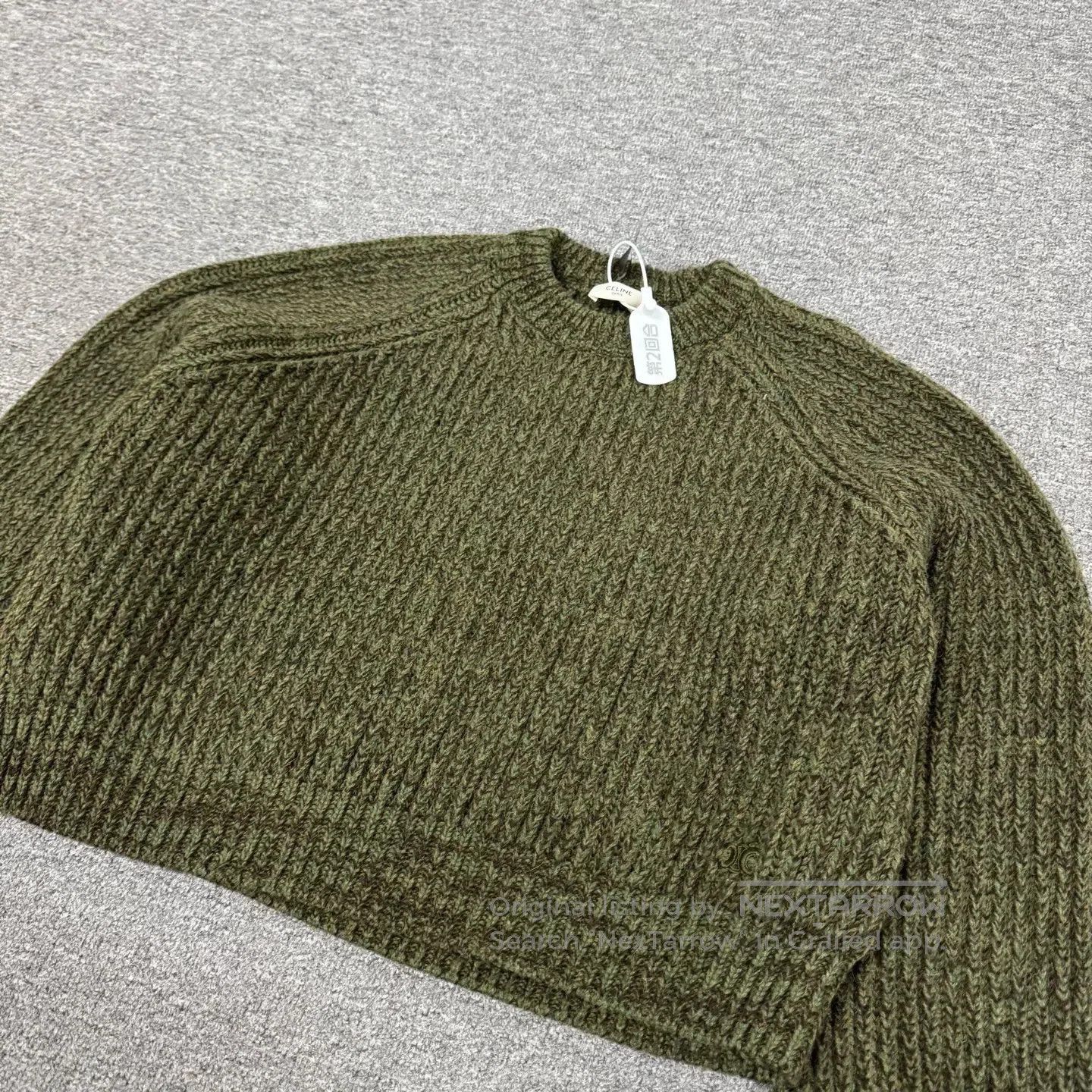 Celine CELINE Leather-padded camel fur sweater| Size XS / US 0-2 / IT 36-38 - 3 Thumbnail