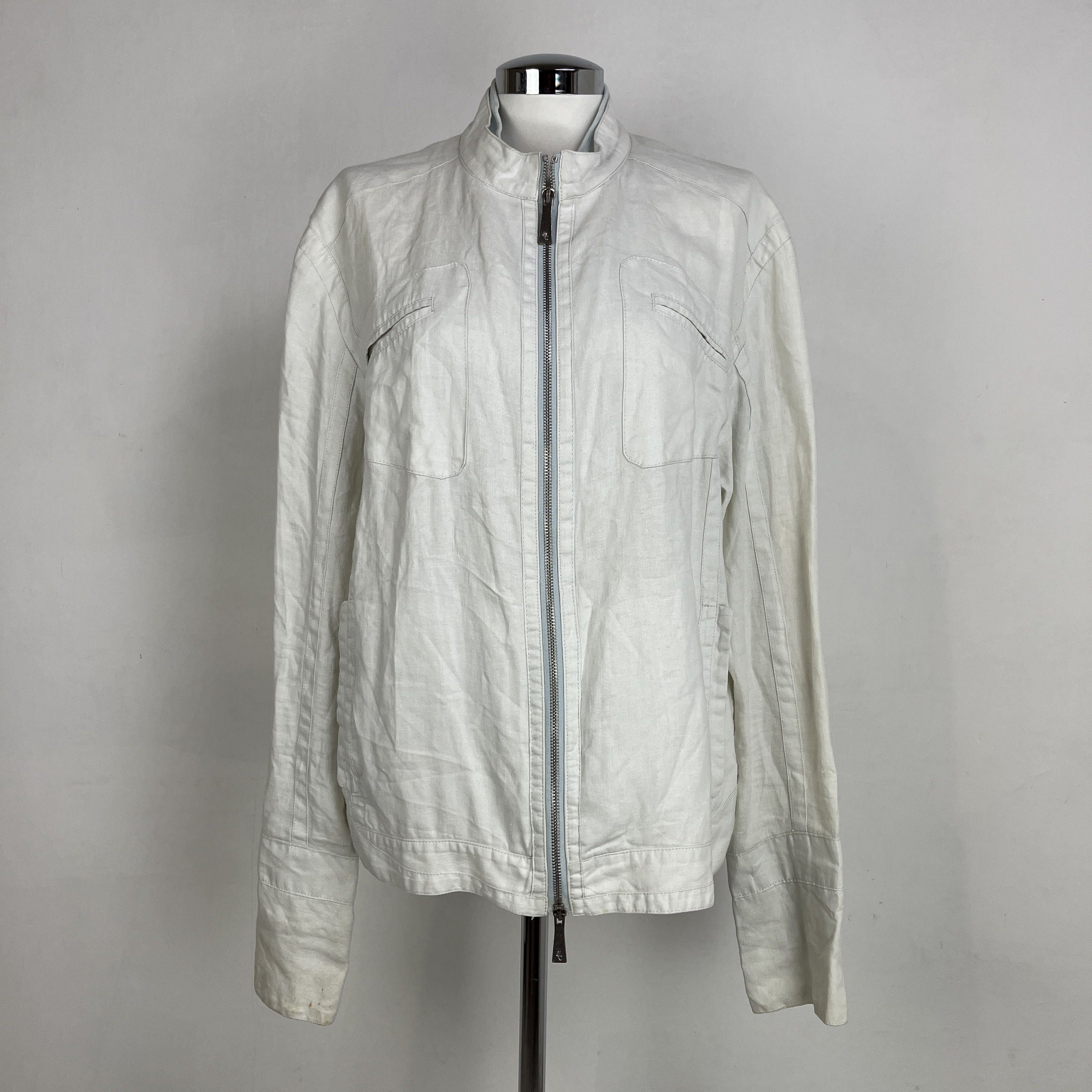 Versace Giacca Versace Jeans Couture Lino – XXL Size US XXL / EU 58 / 5 - 1 Thumbnail