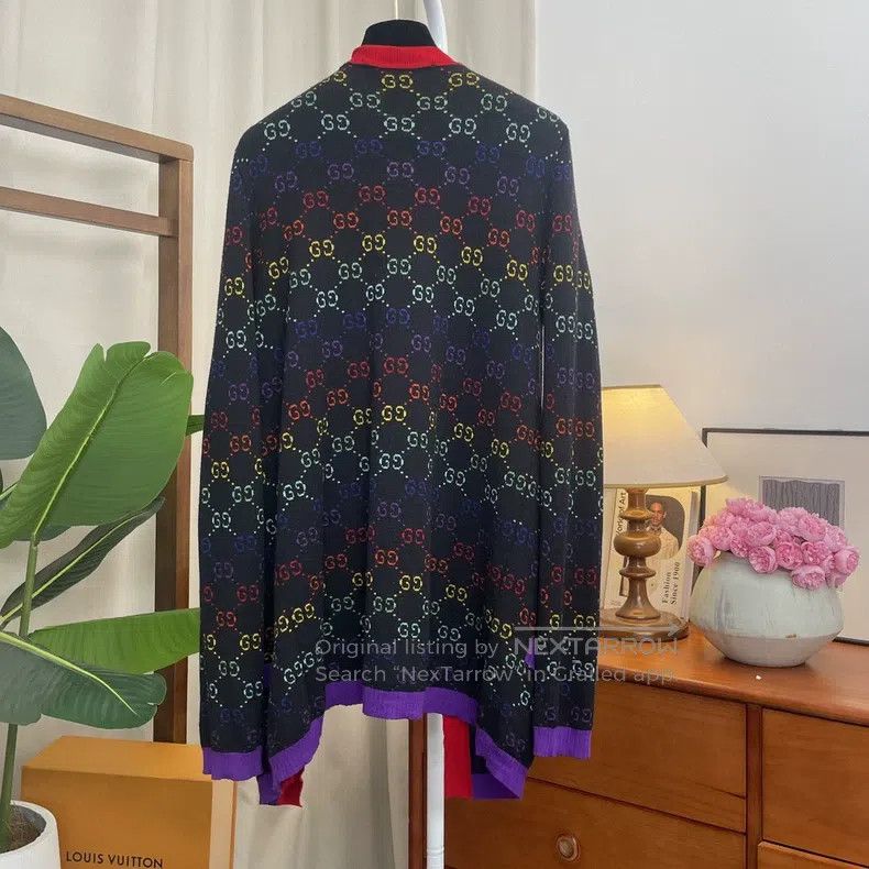 Gucci Gucci Double G full-print cardigan coat Size S / US 4 / IT 40 - 2 Thumbnail